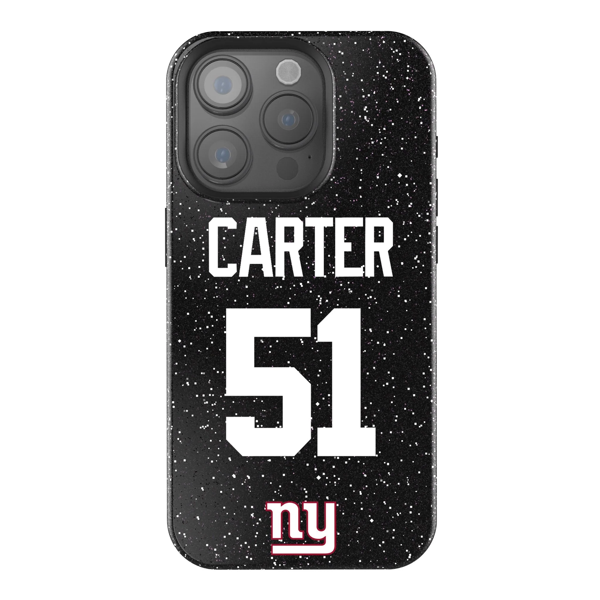 Abdul Carter New York Giants 51 Game Tactic Bling Phone Case for Apple iPhone