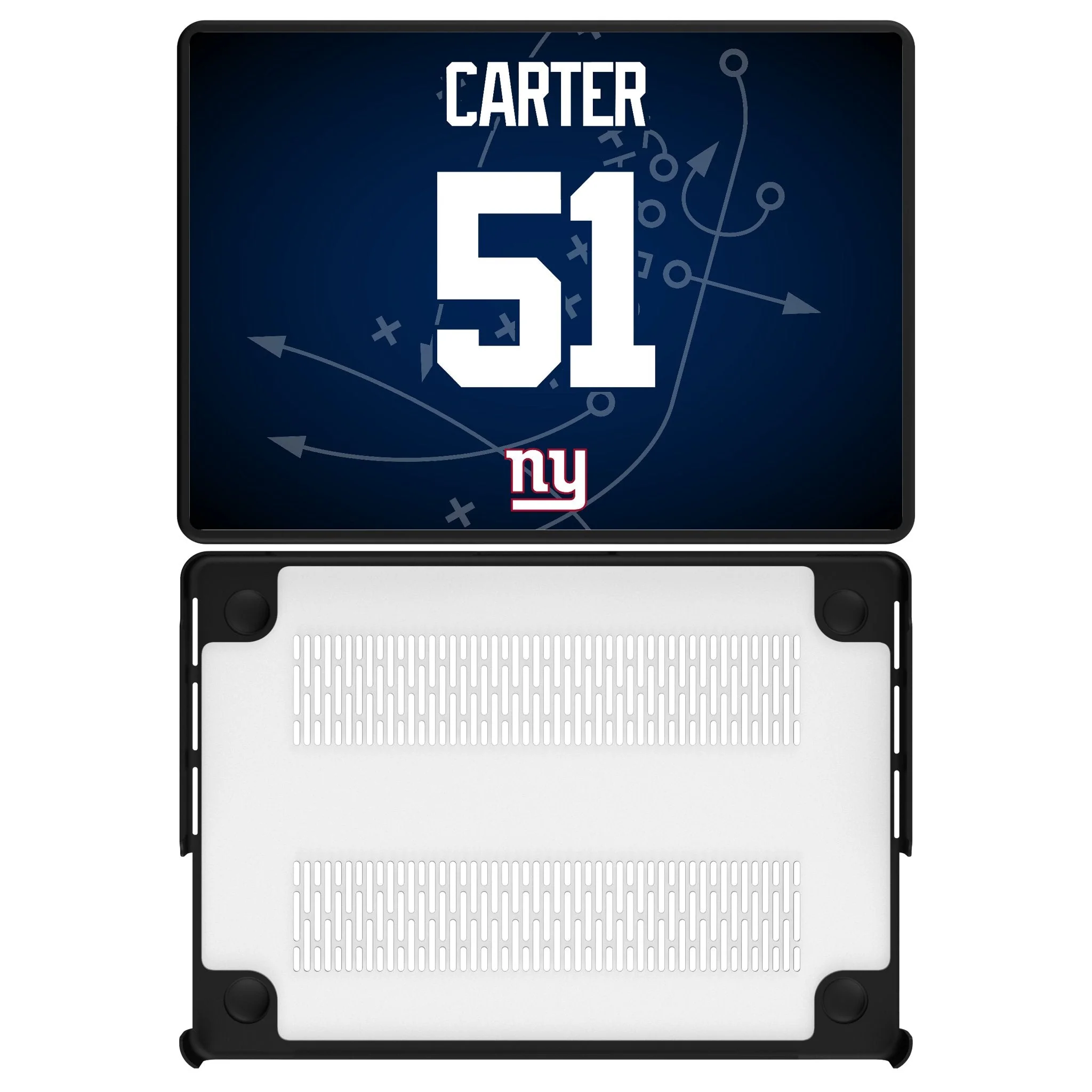 Abdul Carter New York Giants 51 Game Tactic Laptop Case for Apple MacBook