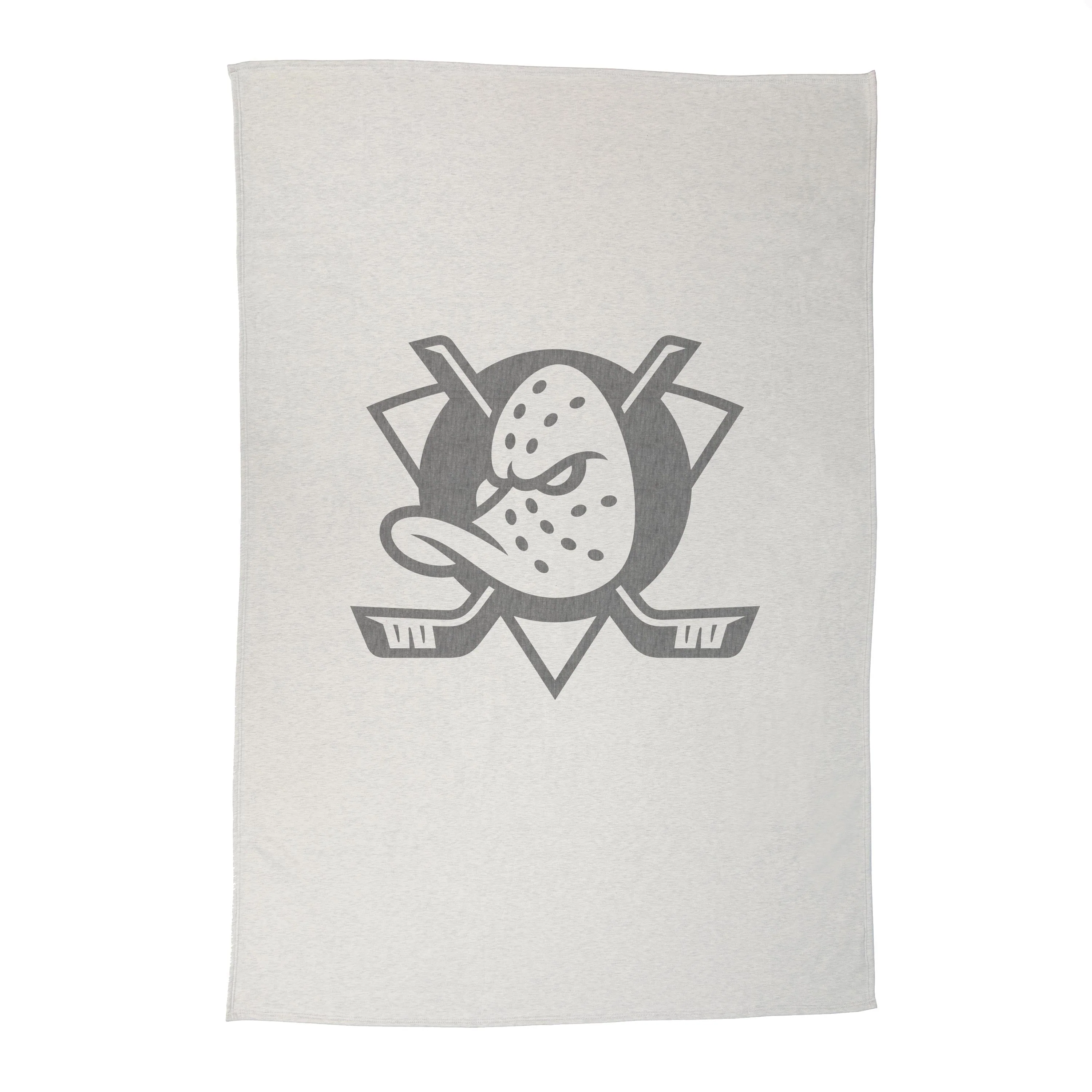 Anaheim Ducks Oversized Logo Sublimated Sweatshirt Blanket
