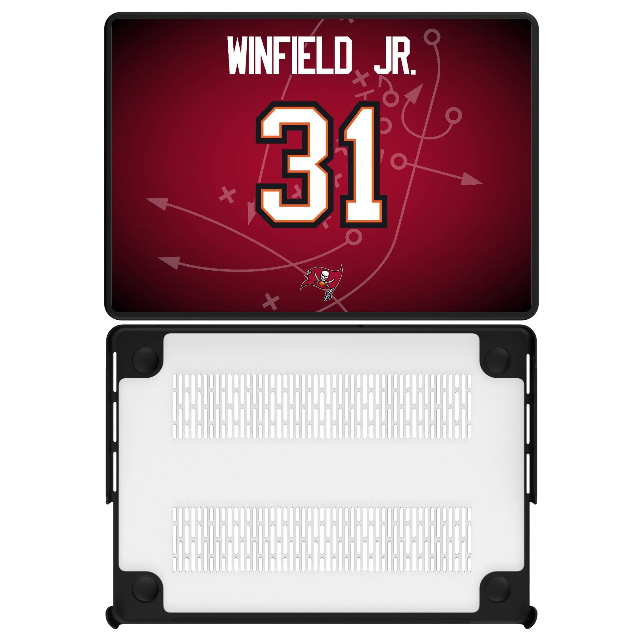 Antoine Winfield Jr. Tampa Bay Buccaneers 31 Game Tactic Laptop Case for Apple MacBook