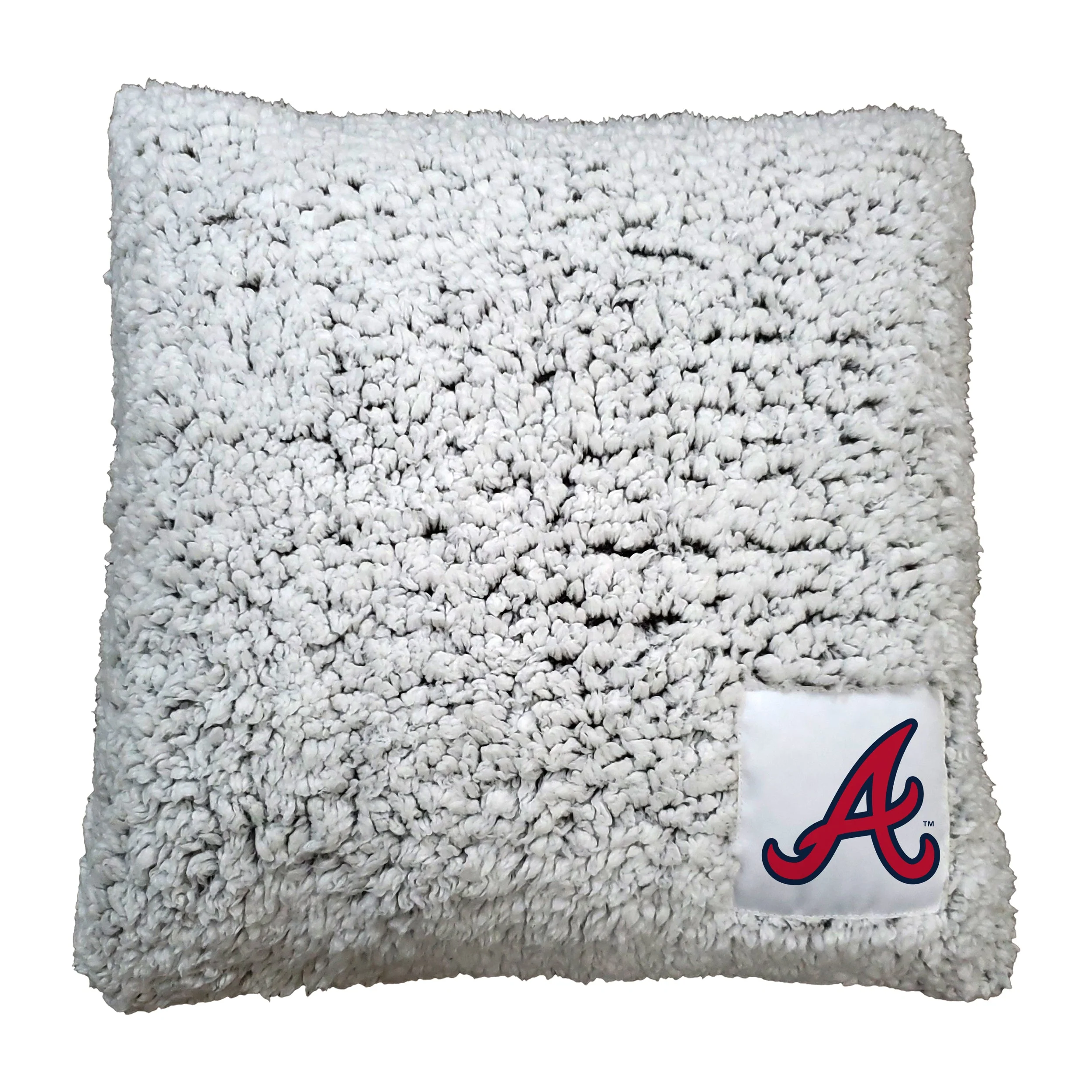 Atlanta Braves Frosty Throw Pillow
