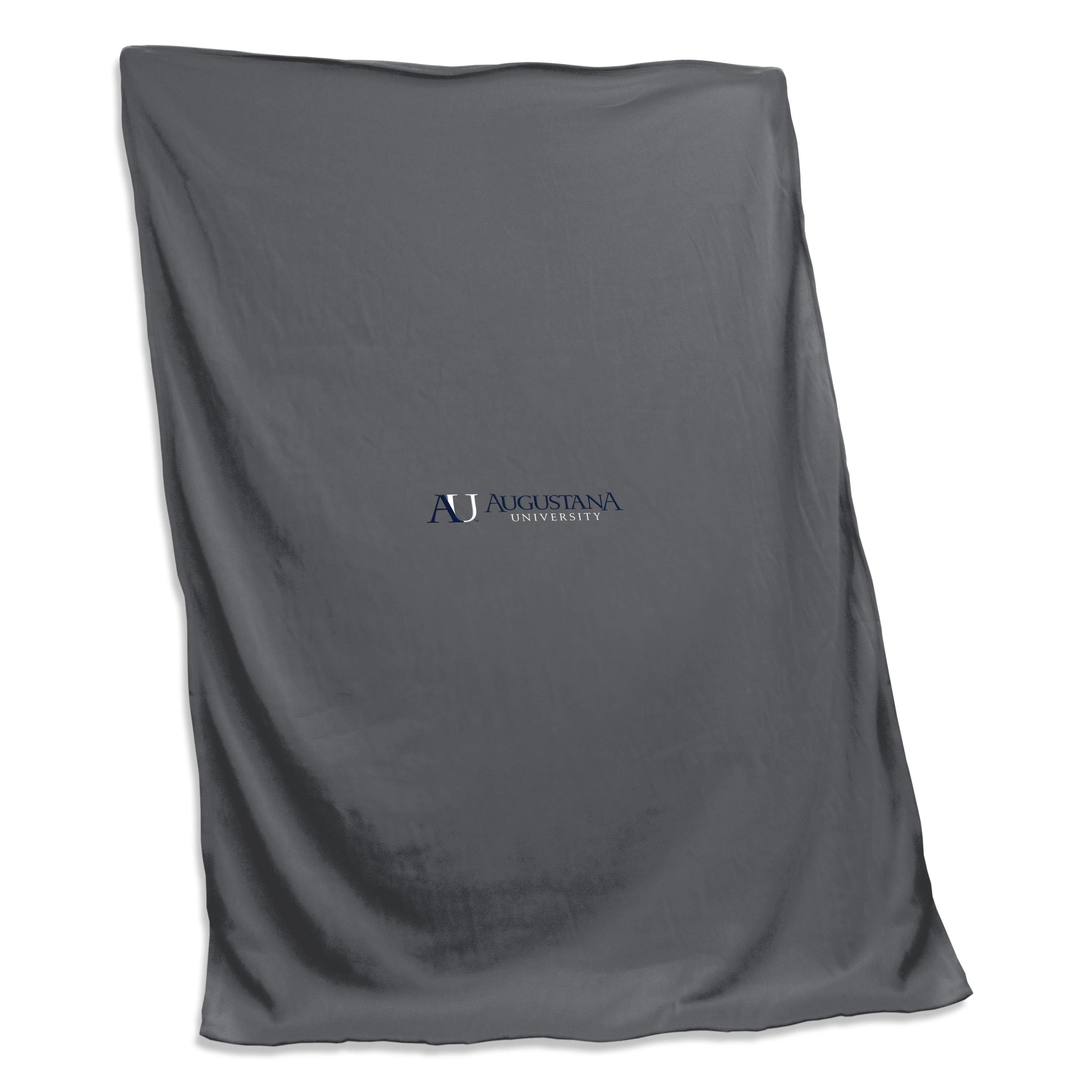 Augustana U Charcoal Screened Sweatshirt Blanket