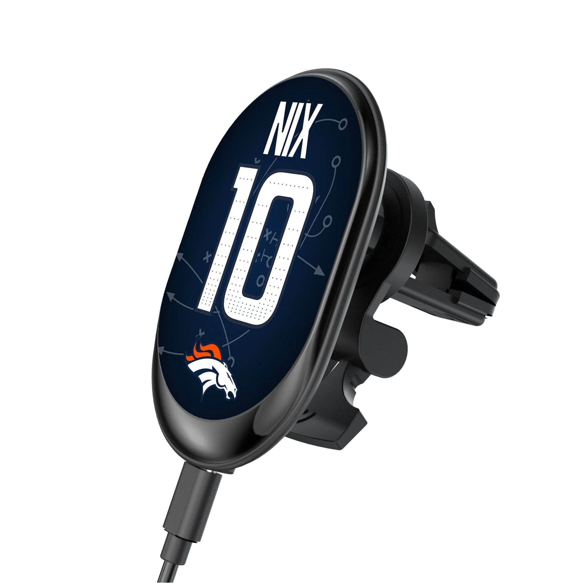 Bo Nix Denver Broncos 10 Game Tactic Wireless Mag Car Charger