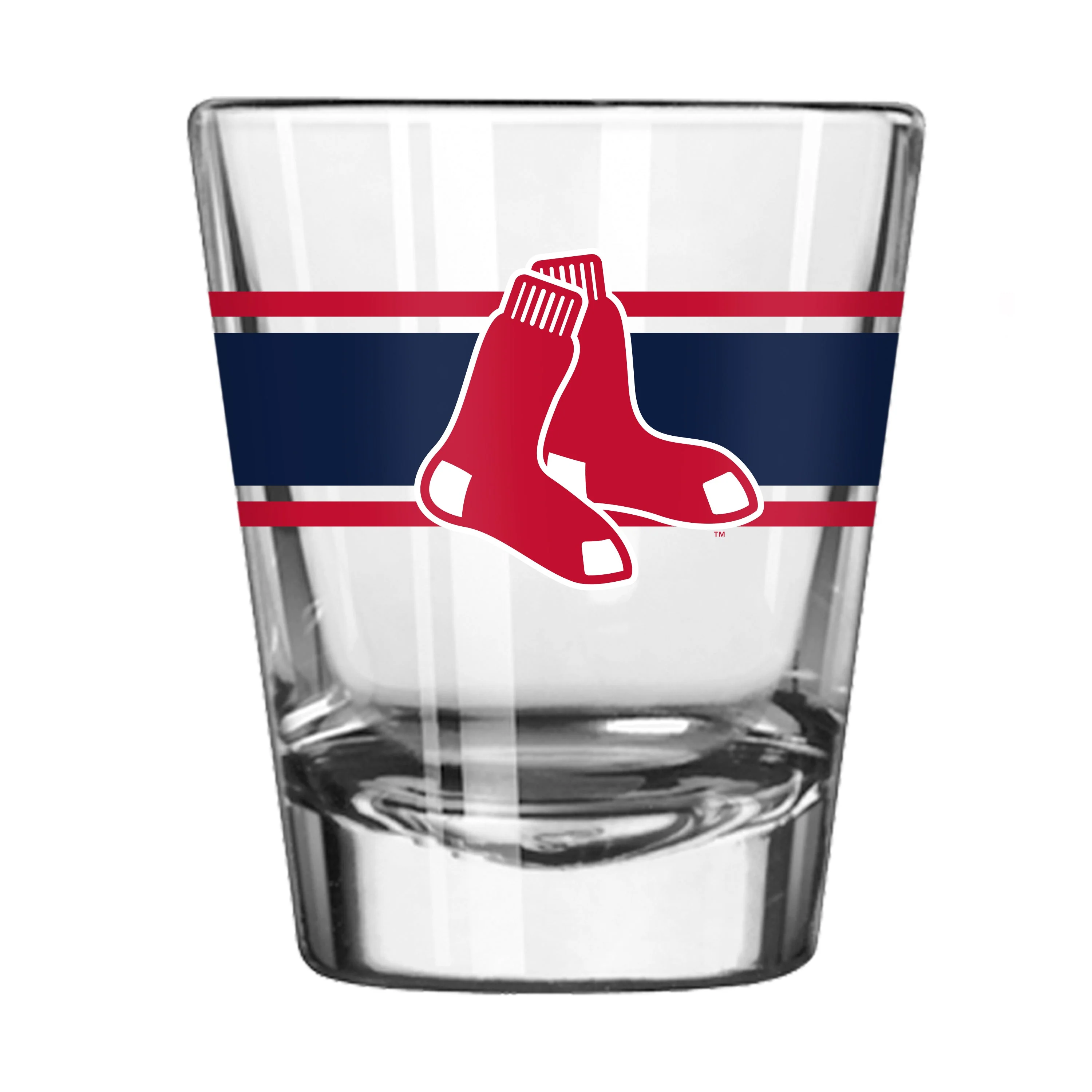 Boston Red Sox 2oz Stripe Shot Glass