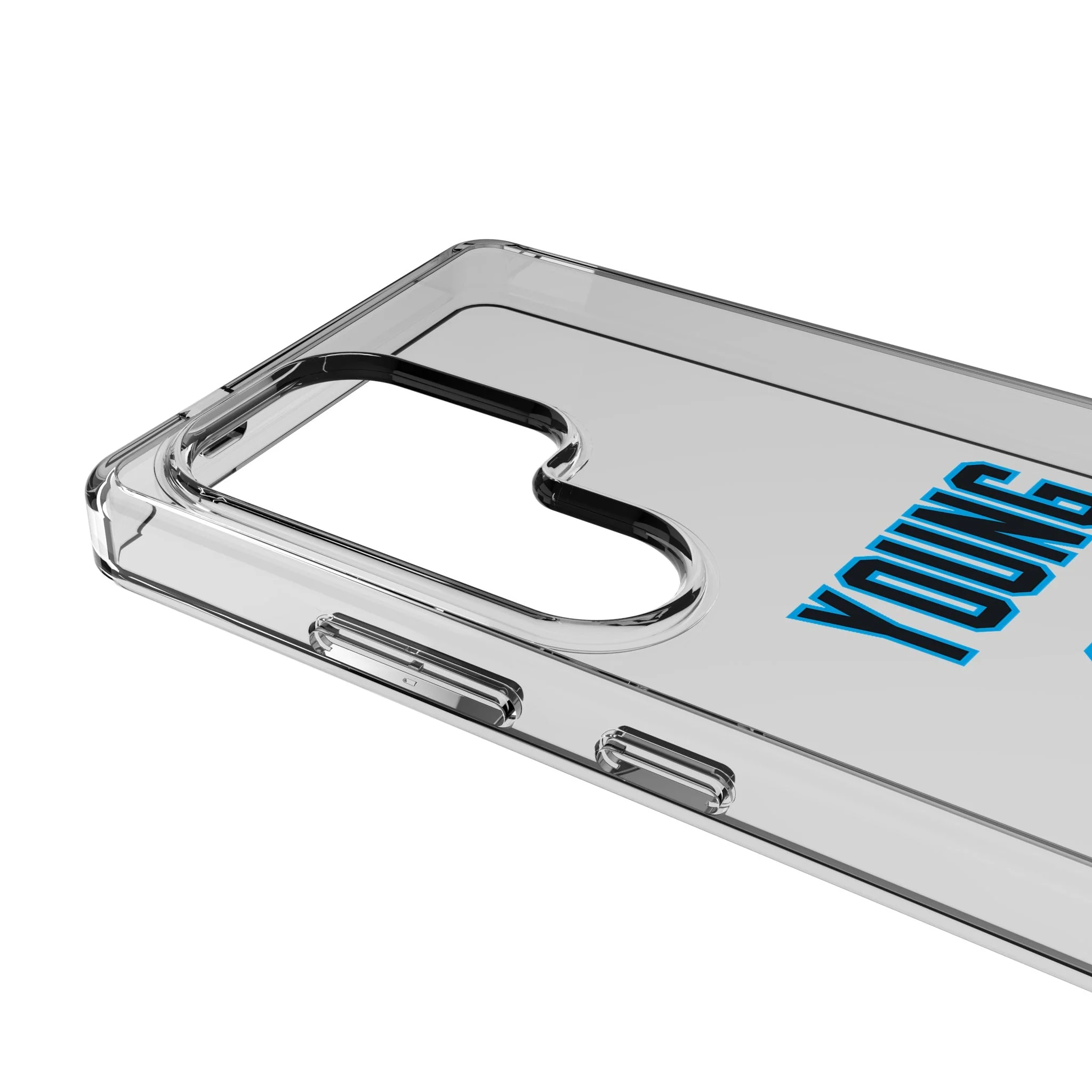 Bryce Young Carolina Panthers 9 Game Tactic Clear Phone Case for Samsung Galaxy - Image 3