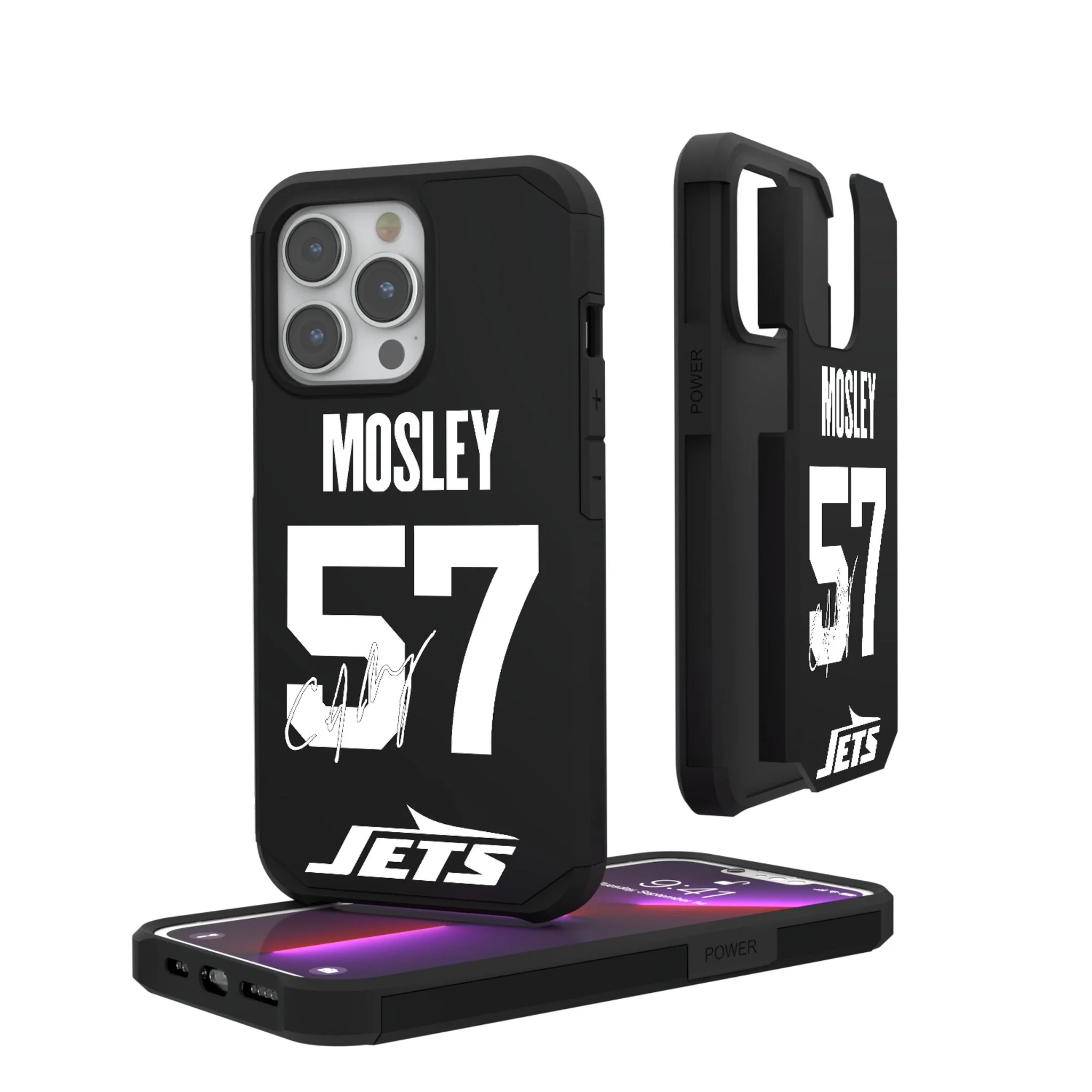 C.J. Mosley New York Jets 57 Ready Rugged Phone Case