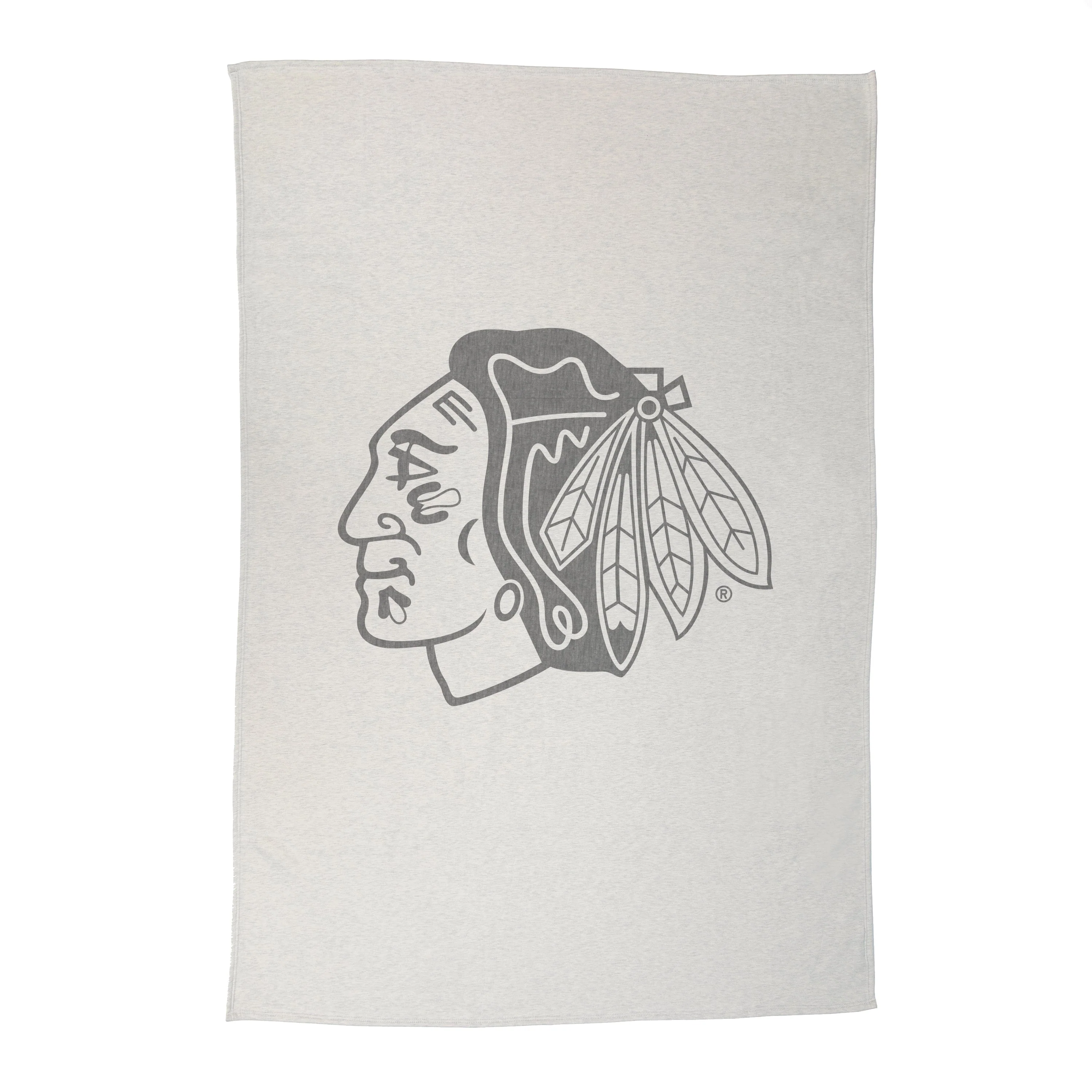 Chicago Blackhawks Oversized Logo Sublimated Sweatshirt Blanket