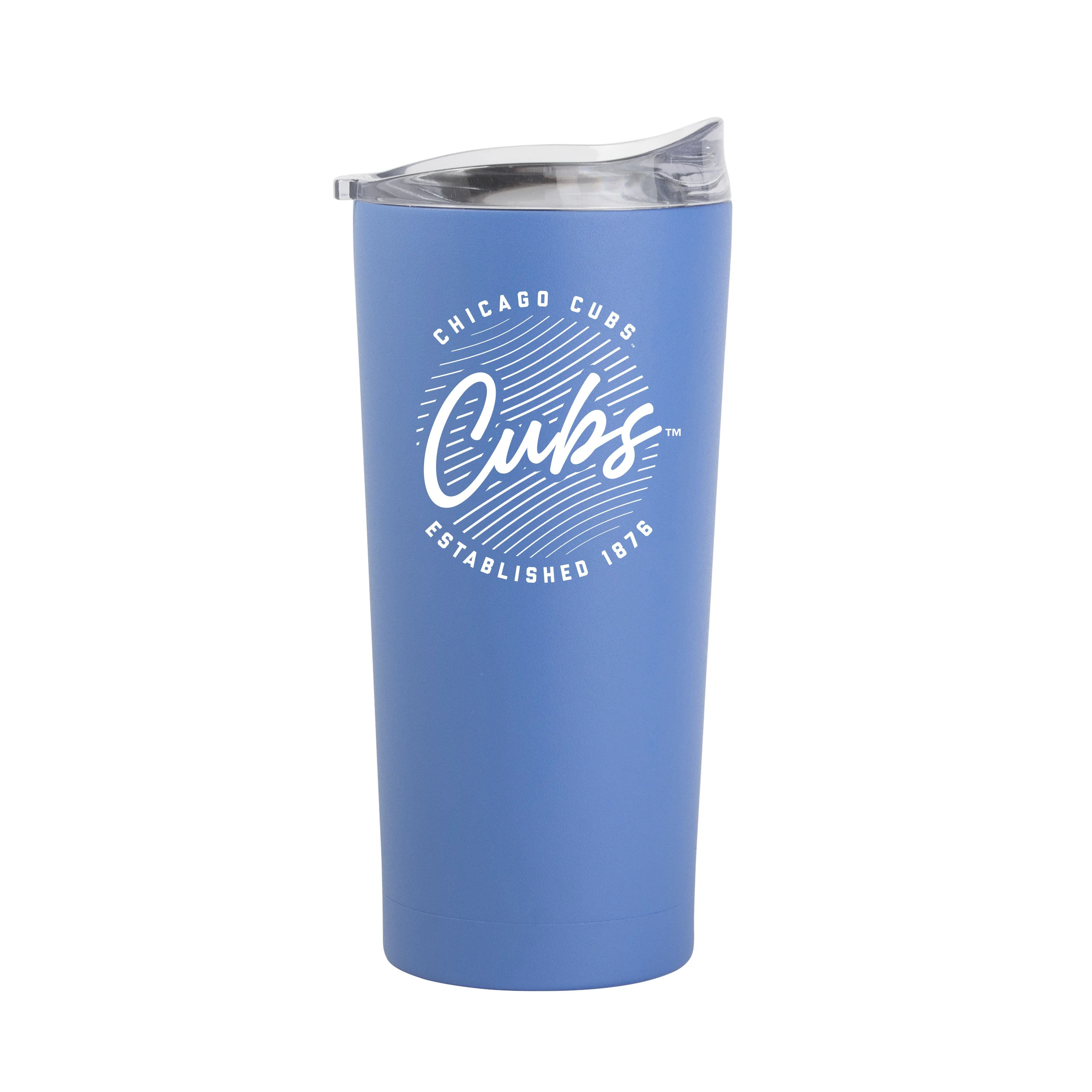 Chicago Cubs 20oz Retro Script Arctic Powder Coat Tumbler - Image 2