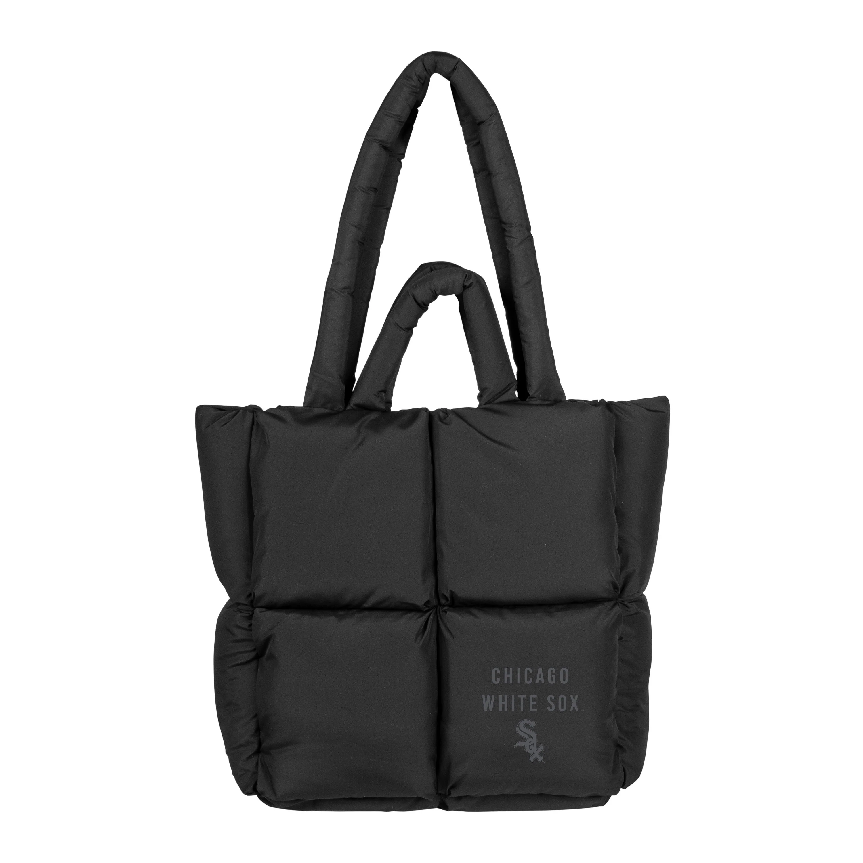 Chicago White Sox Black Puff Tote