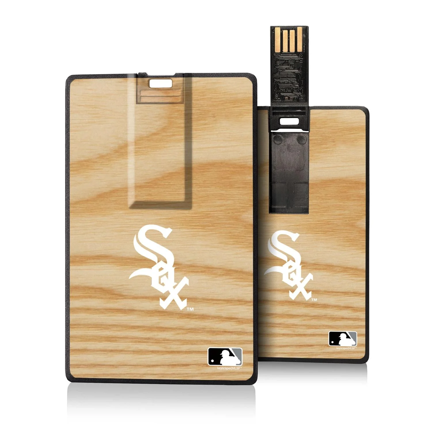 Chicago White Sox Wood Bat Credit Card USB Drive 32GB