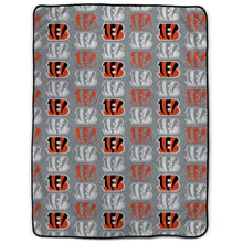 Cincinnati Bengals - NFL Logo Roll Ultra Cozy Oversized 66x80 Blanket