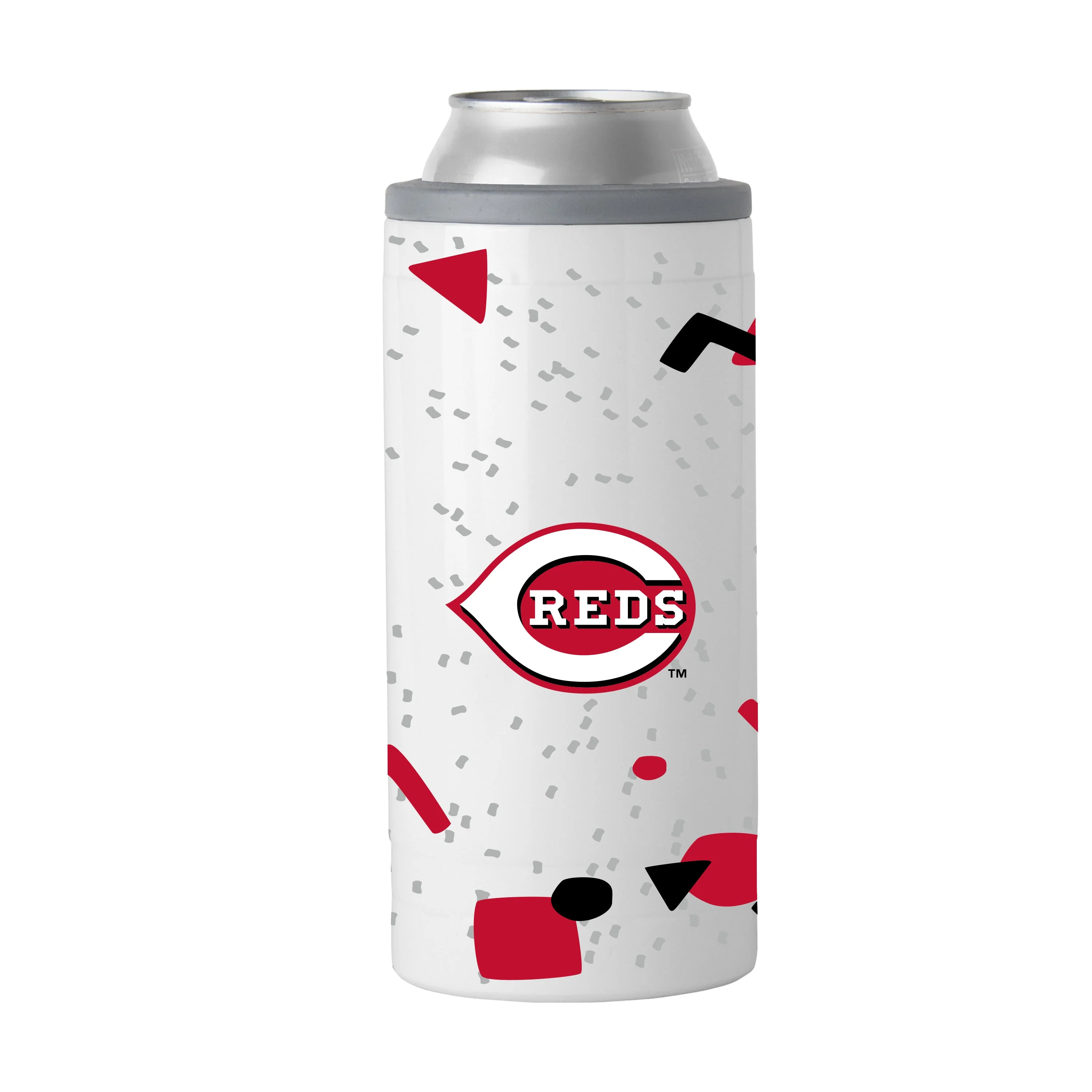 Cincinnati Reds 12oz Flashback Slim Can Coolie