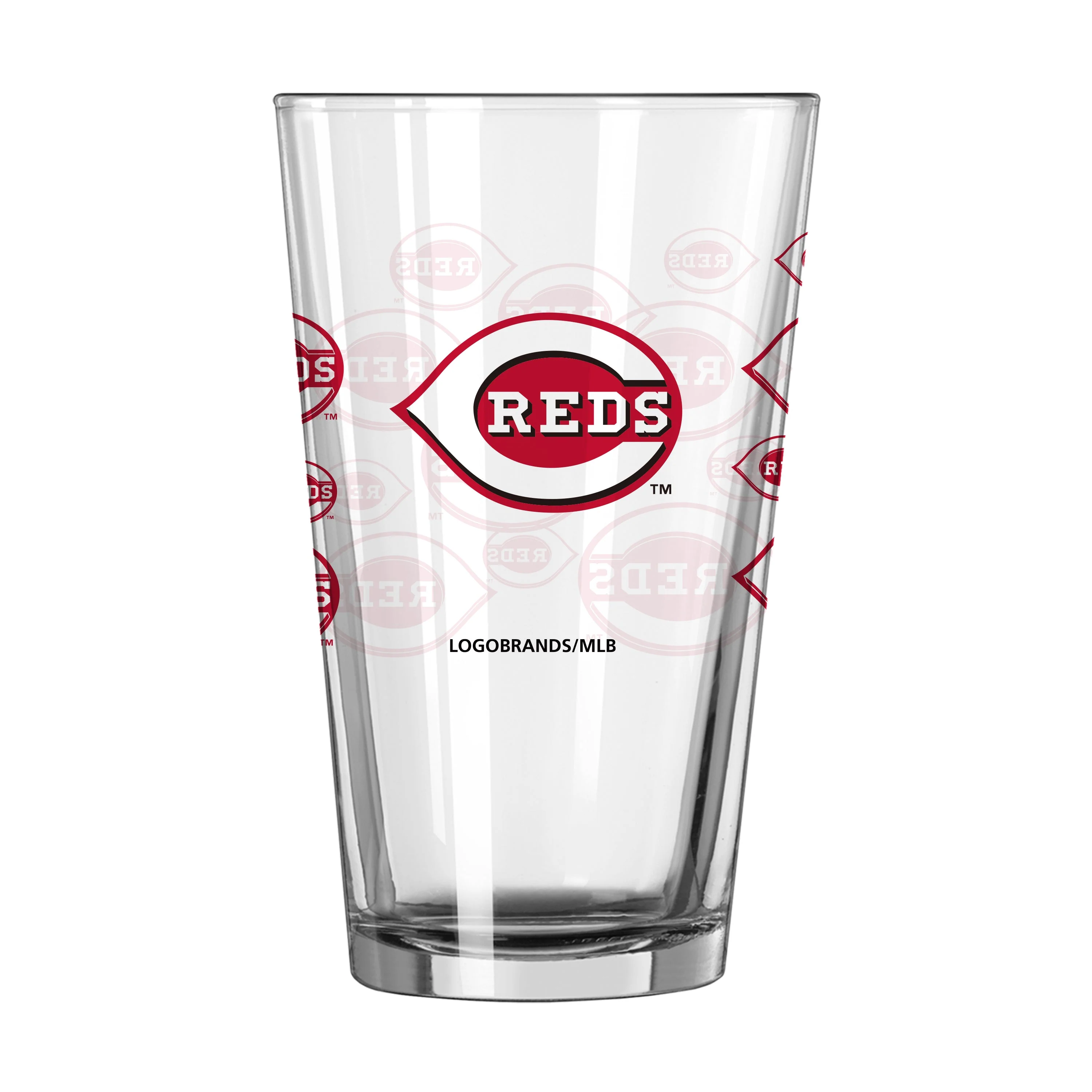 Cincinnati Reds 16oz Scatter Pint Glass