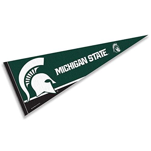 College Flags & Banners Co. MSU Spartans Pennant Full Size Felt
