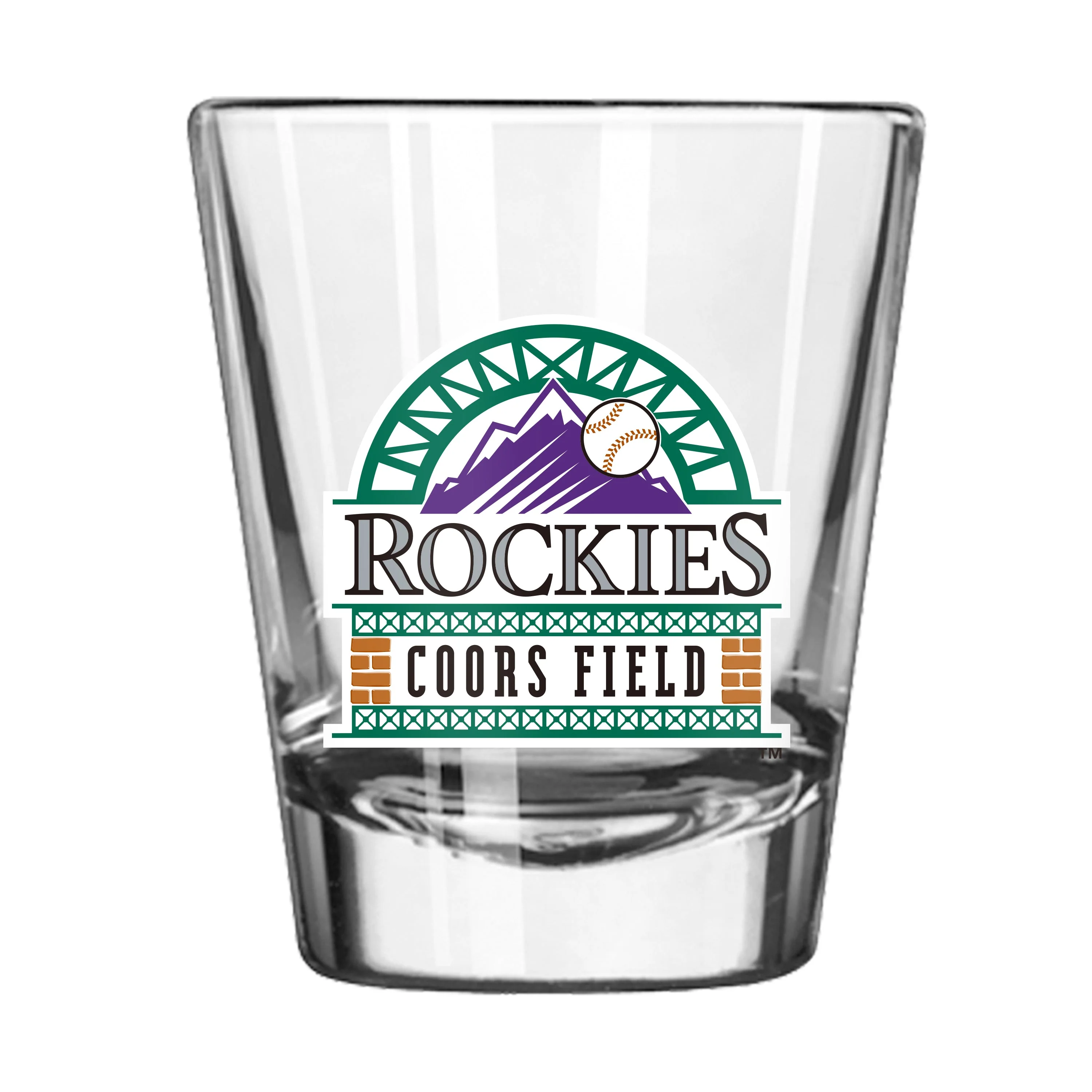 Colorado Rockies 2oz Coors Field Shot Glass