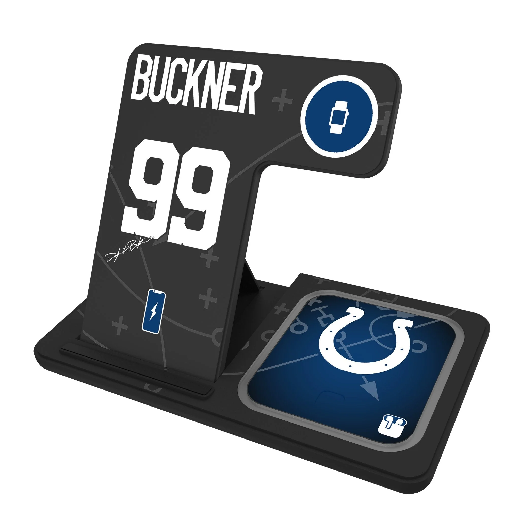 DeForest Buckner Indianapolis Colts 99 Ready 3 in 1 Charging Station