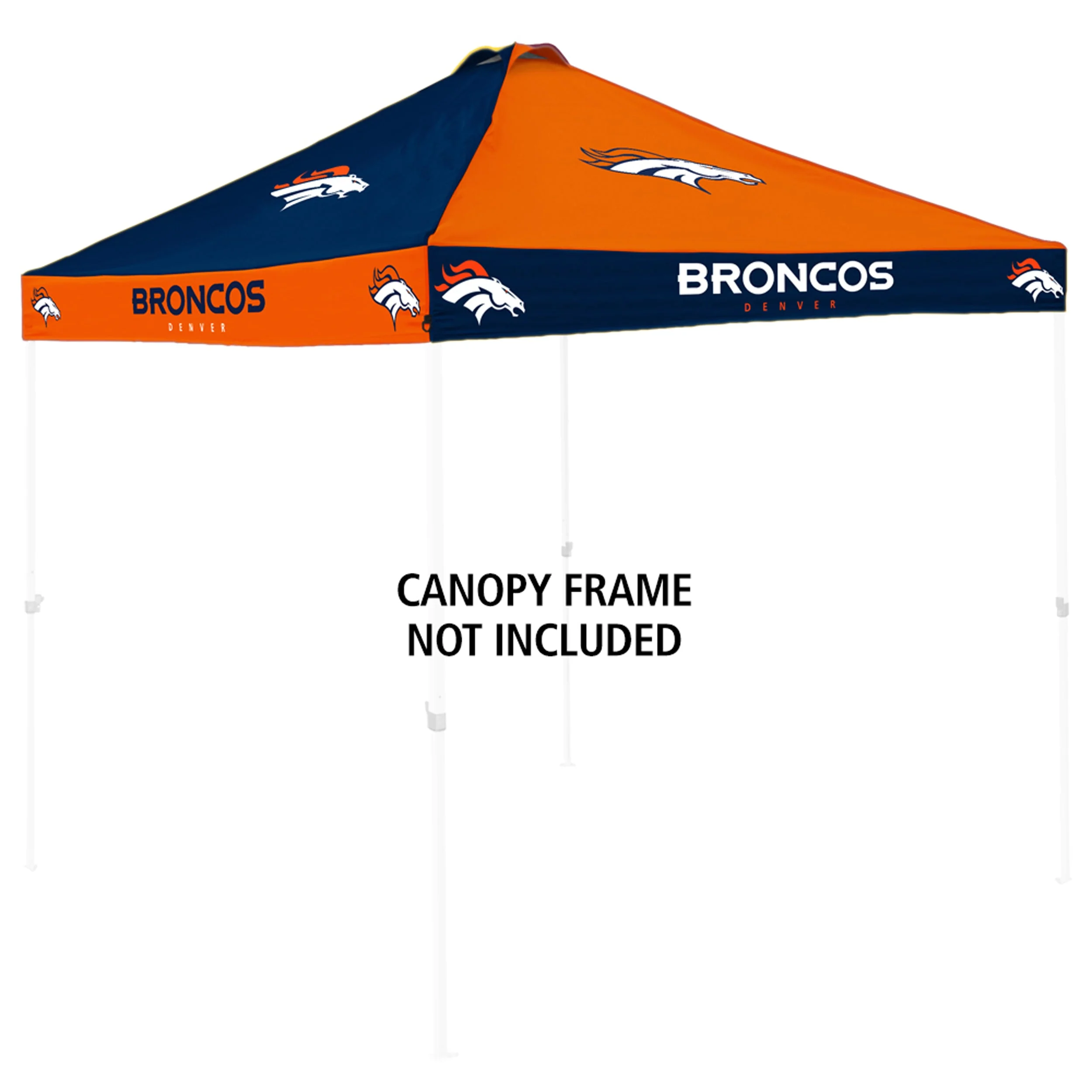 Denver Broncos Checkerboard Canopy Top