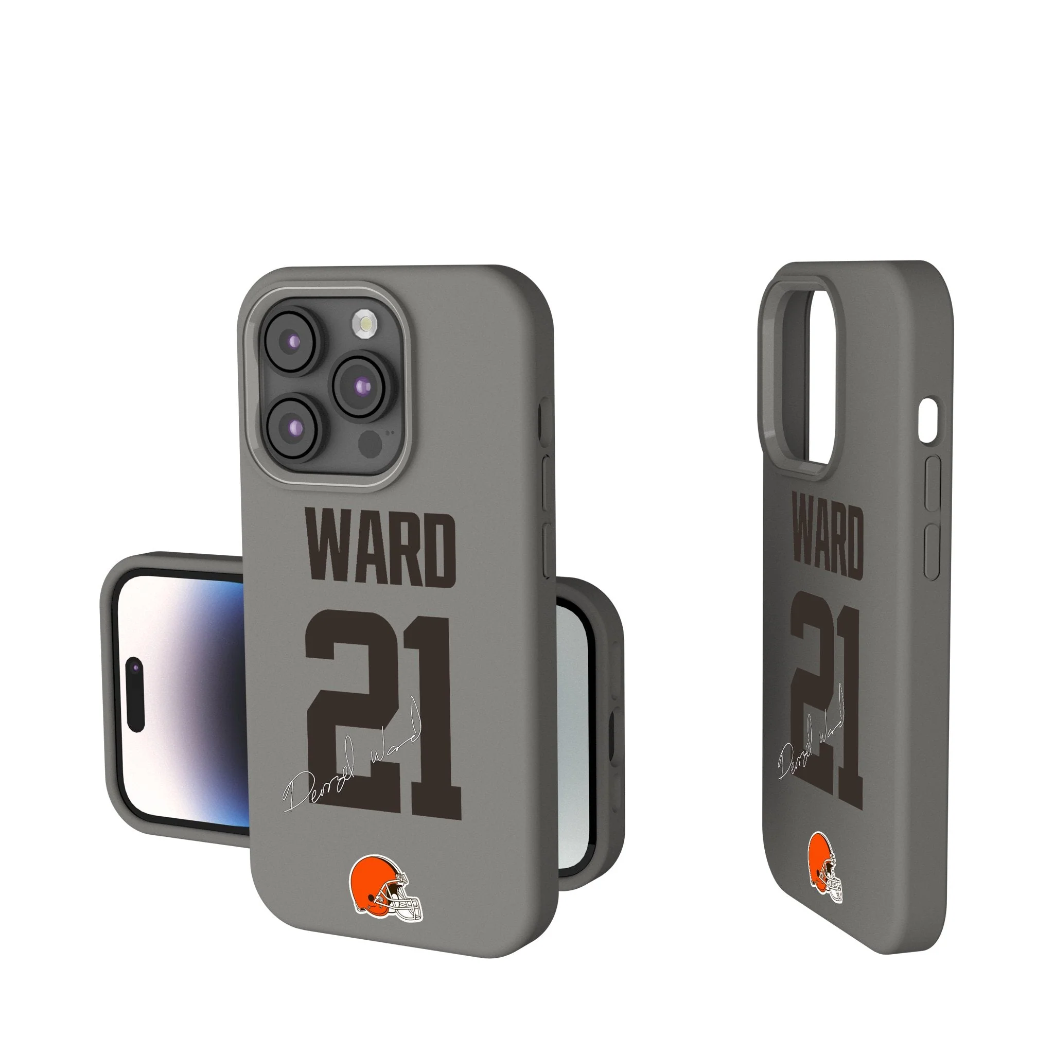 Denzel Ward Cleveland Browns 21 Ready Soft Touch Phone Case