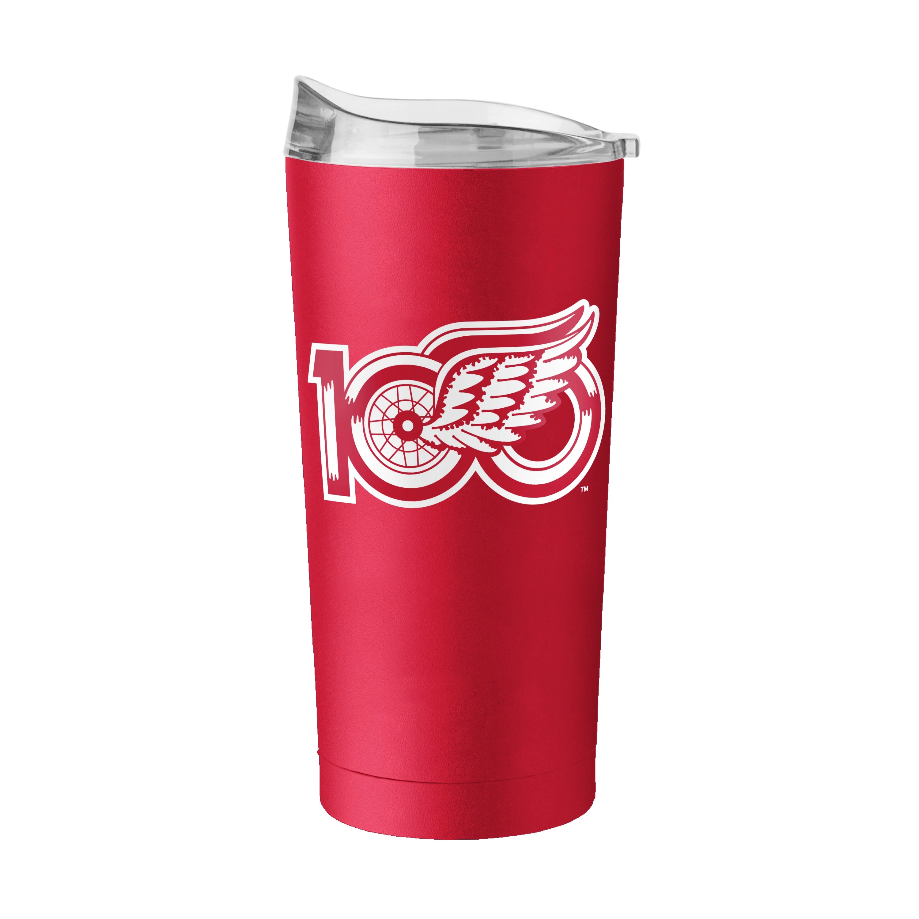 Detroit Red Wings 20oz 100th Anniversary Logo Powder Coat Tumbler