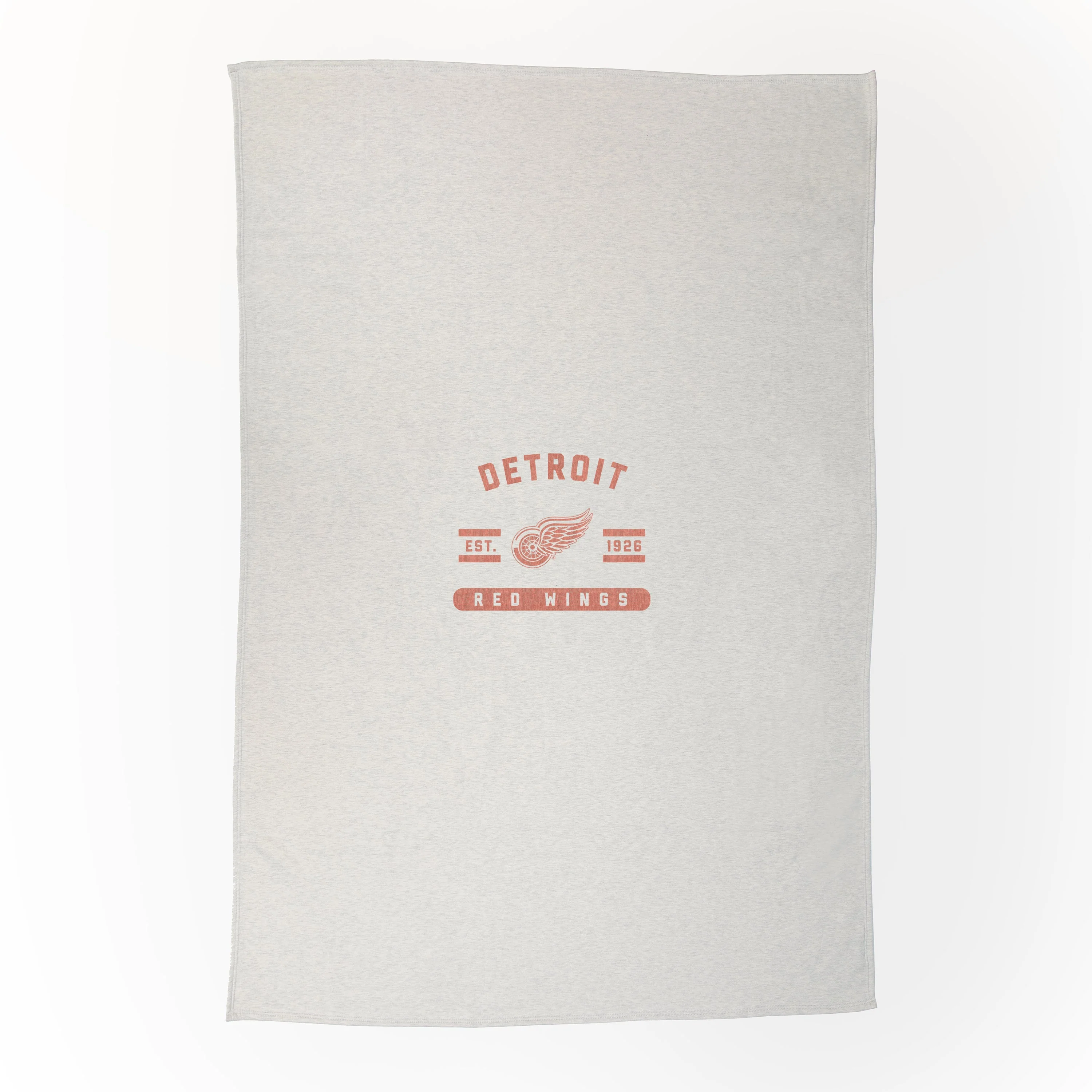 Detroit Red Wings Oatmeal Sweatshirt Blanket