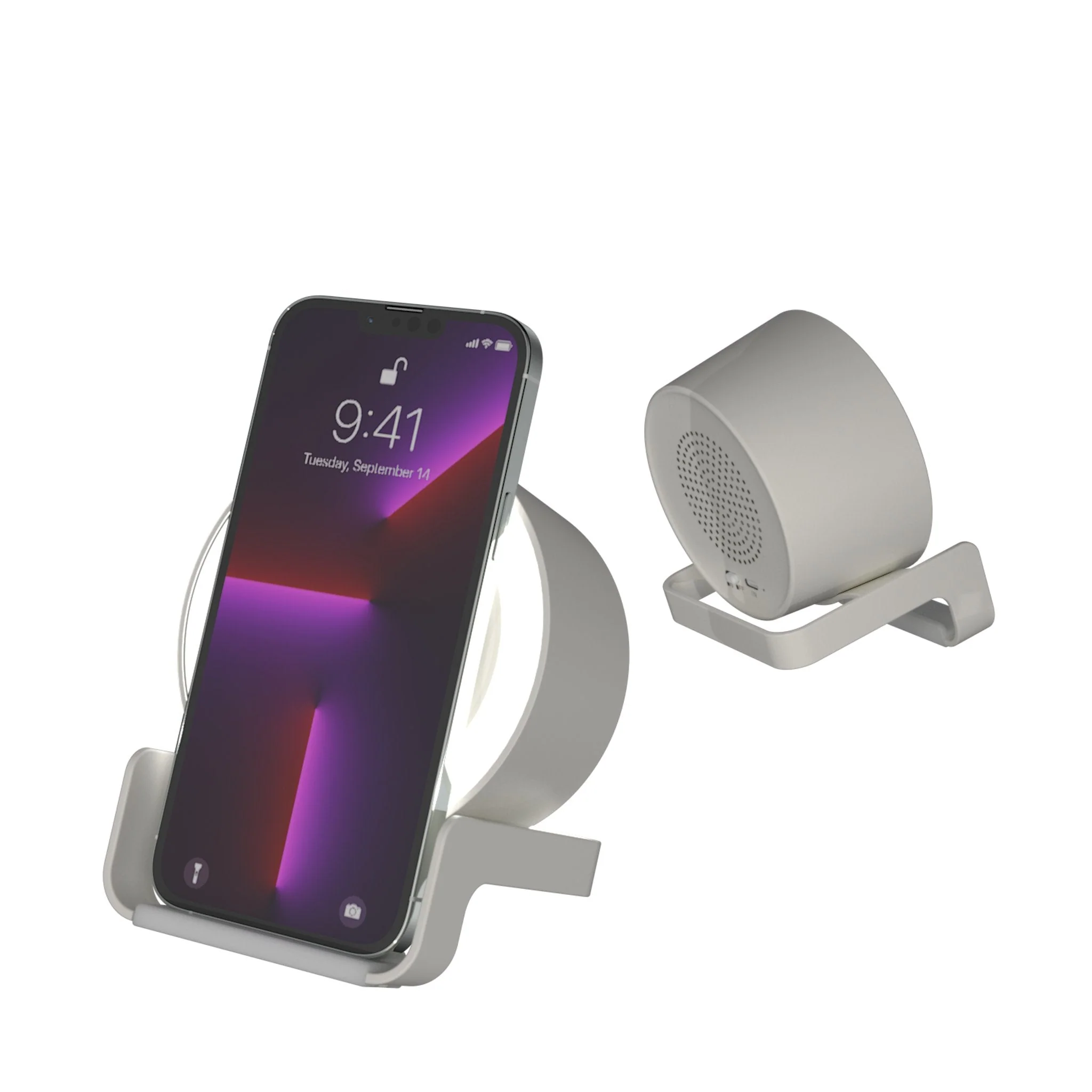 Drake Maye New England Patriots 10 Ready Night Light Charger and Bluetooth Speaker - Image 2