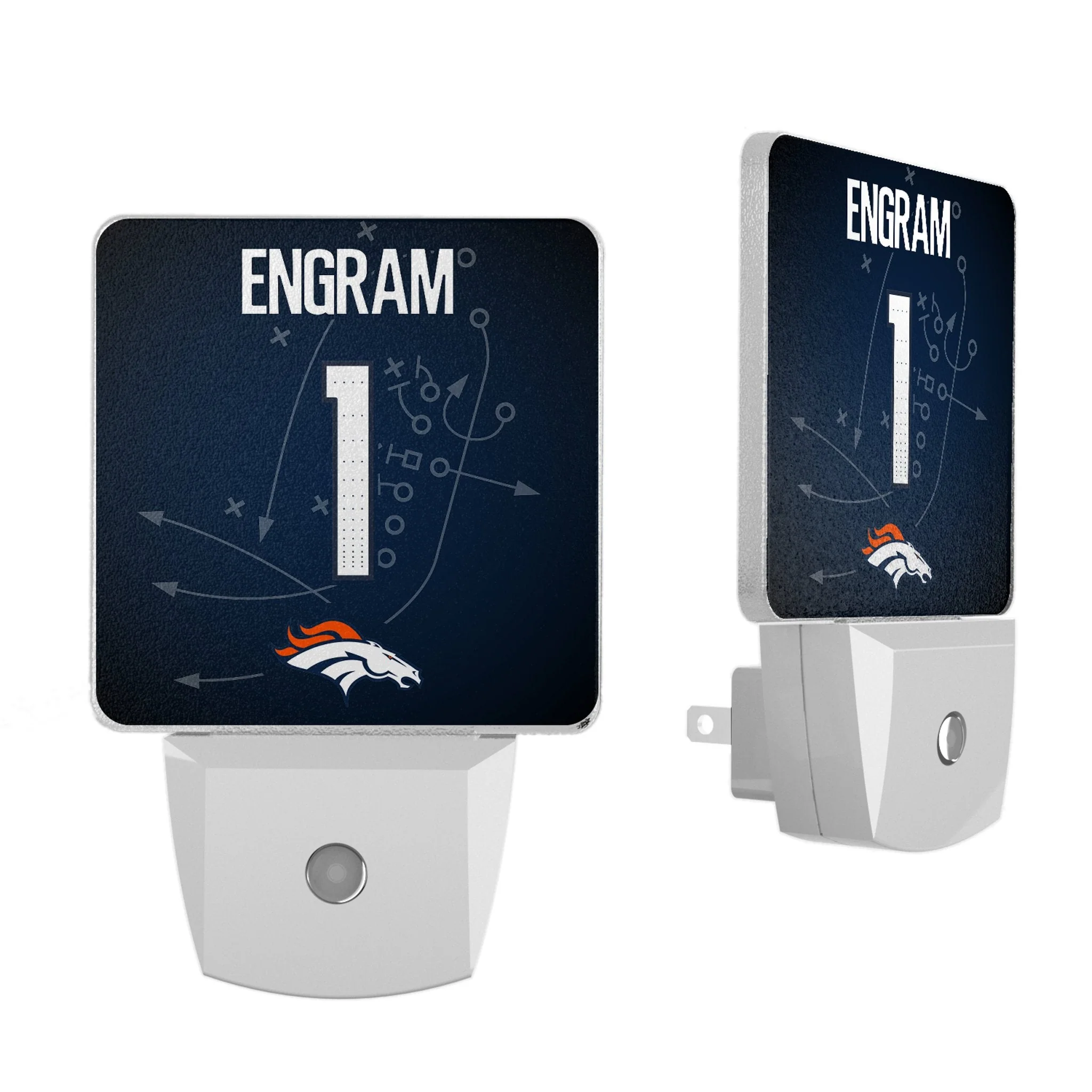 Evan Engram Denver Broncos 1 Game Tactic Night Light 2-Pack