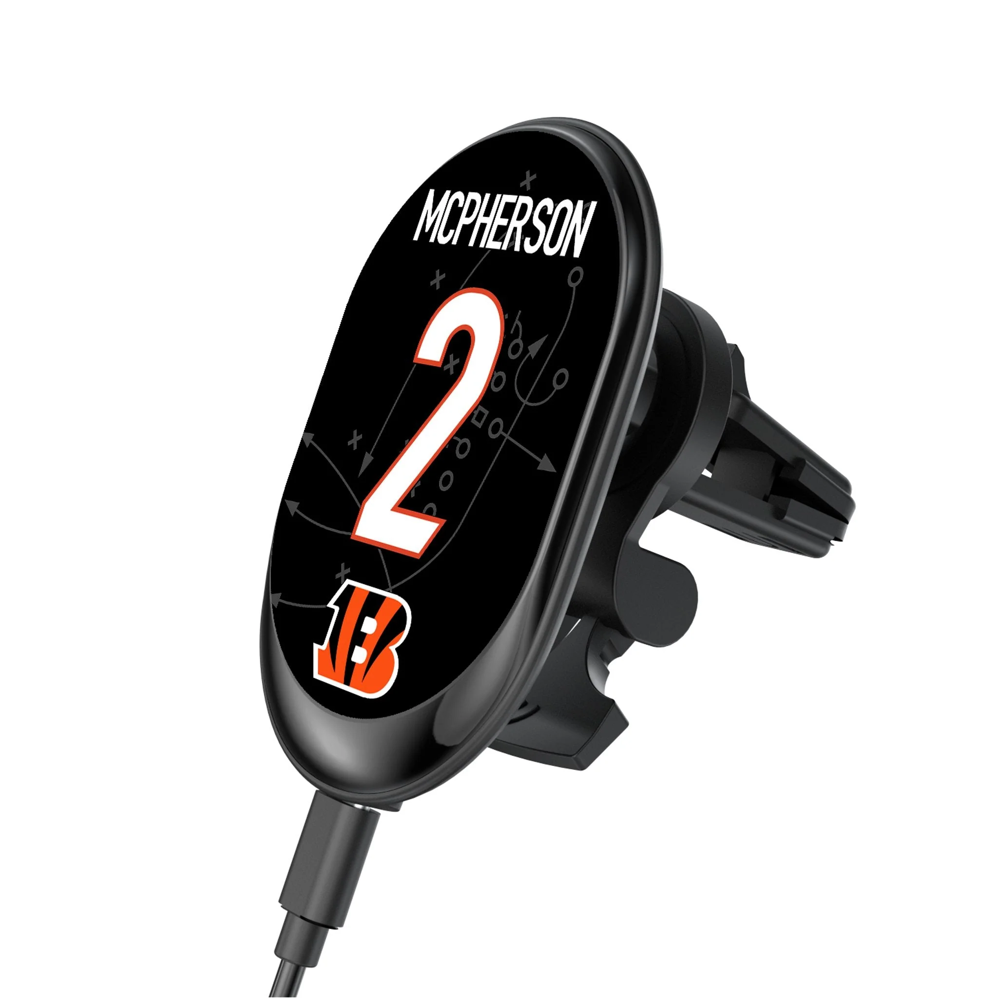 Evan McPherson Cincinnati Bengals 2 Ready Wireless Mag Car Charger