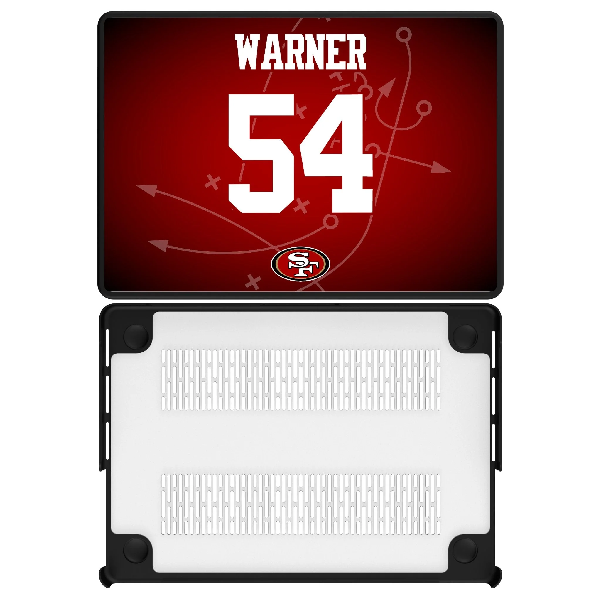 Fred Warner San Francisco 49ers 54 Game Tactic Laptop Case for Apple MacBook