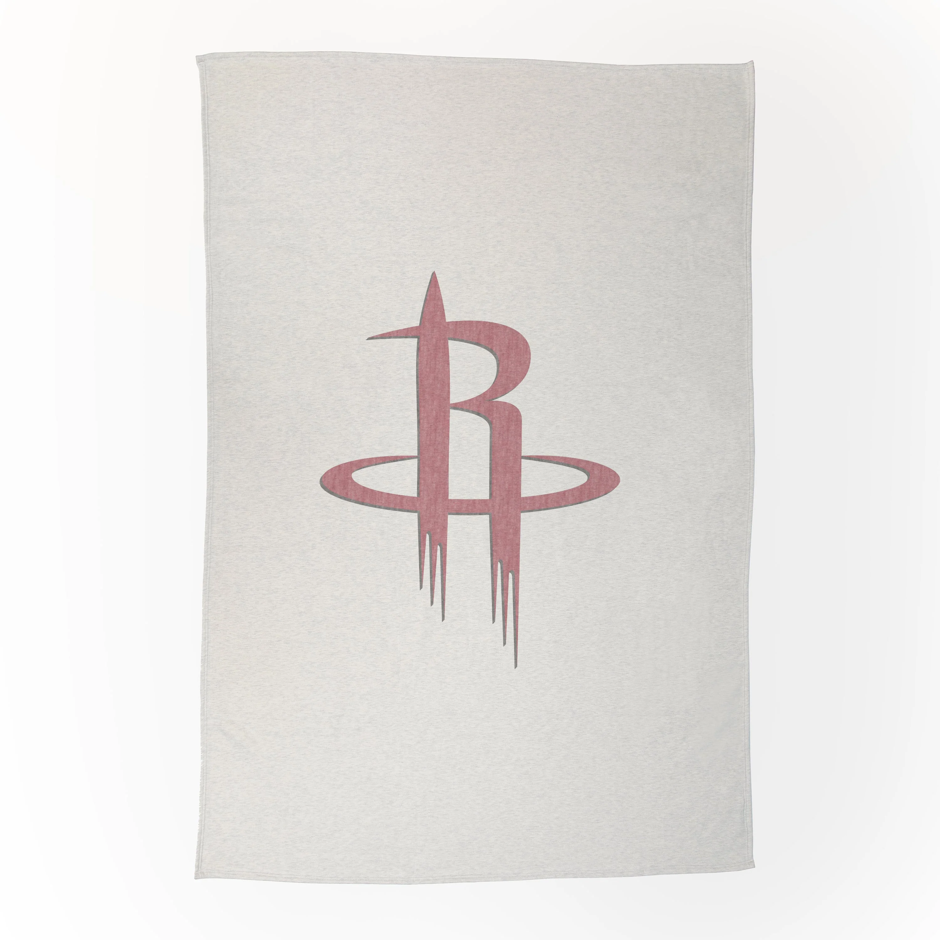 Houston Rockets Oversized Logo Sublimated Sweatshirt Blanket