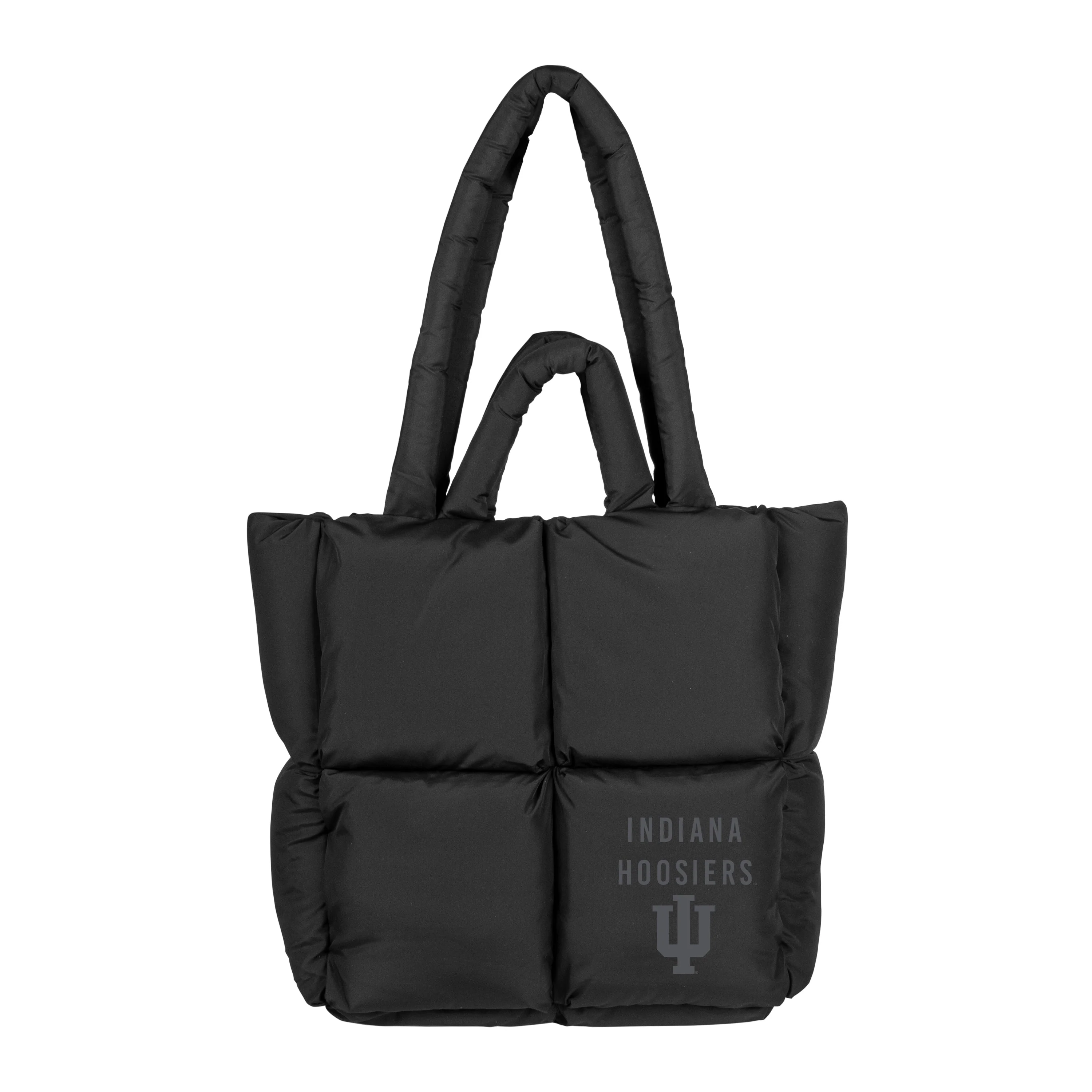 Indiana Black Puff Tote