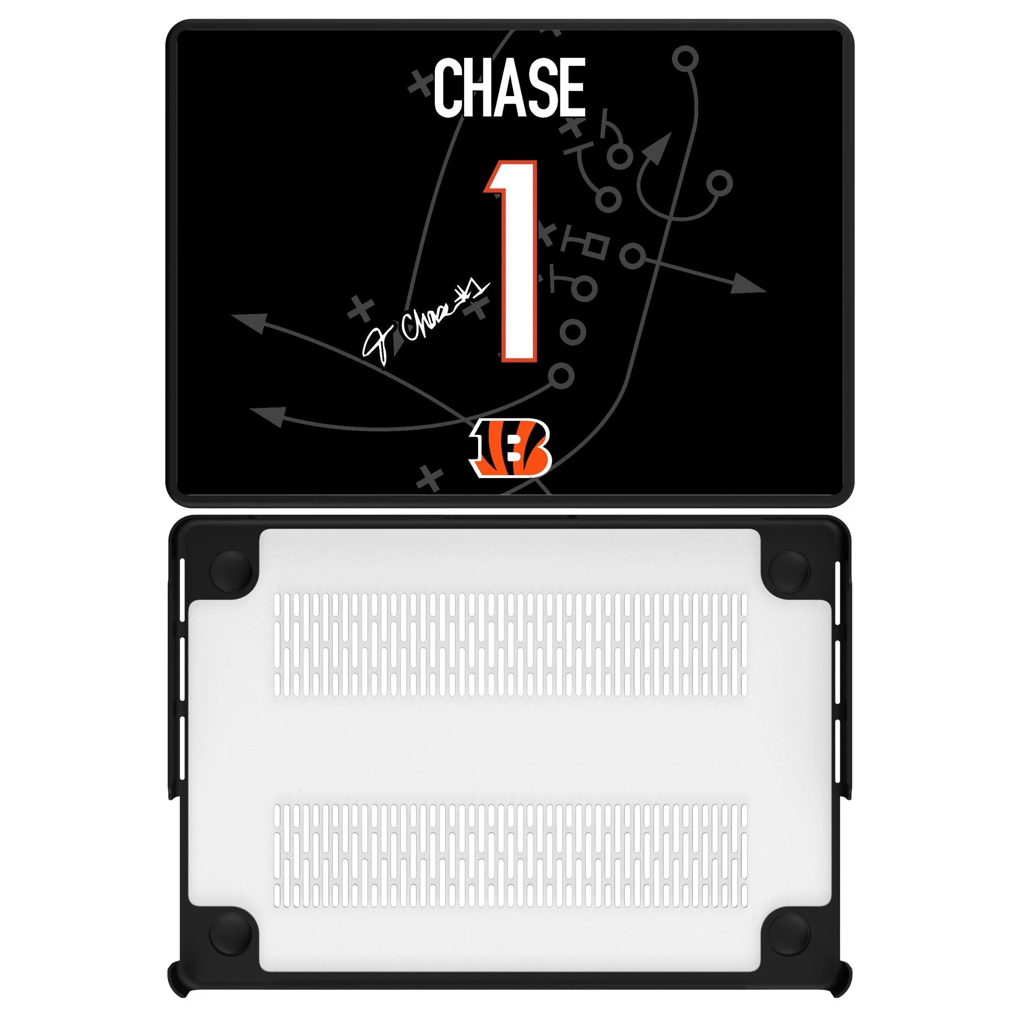 Ja'Marr Chase Cincinnati Bengals 1 Game Tactic Laptop Case for Apple MacBook