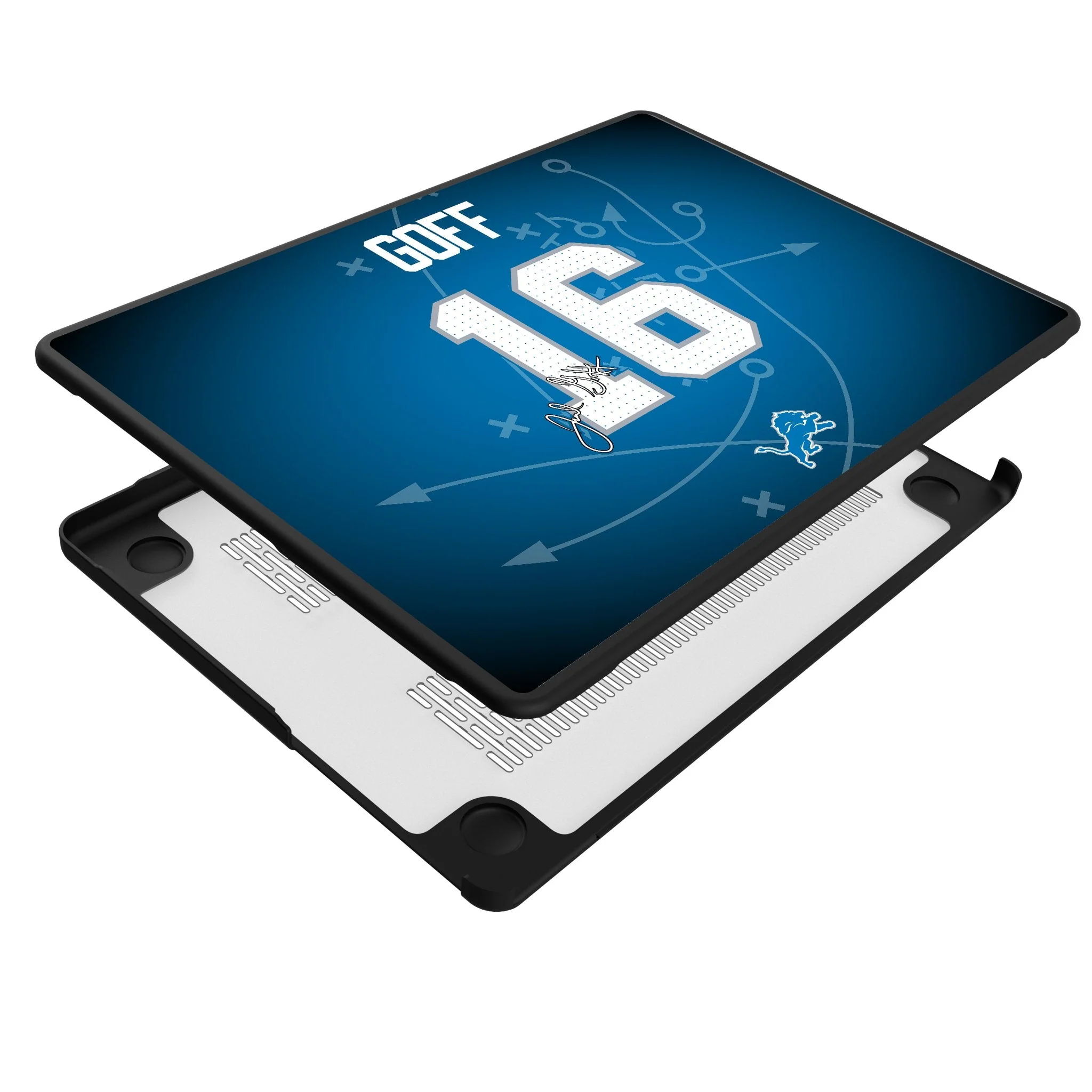 Jared Goff Detroit Lions 16 Game Tactic Laptop Case for Apple MacBook - Image 4