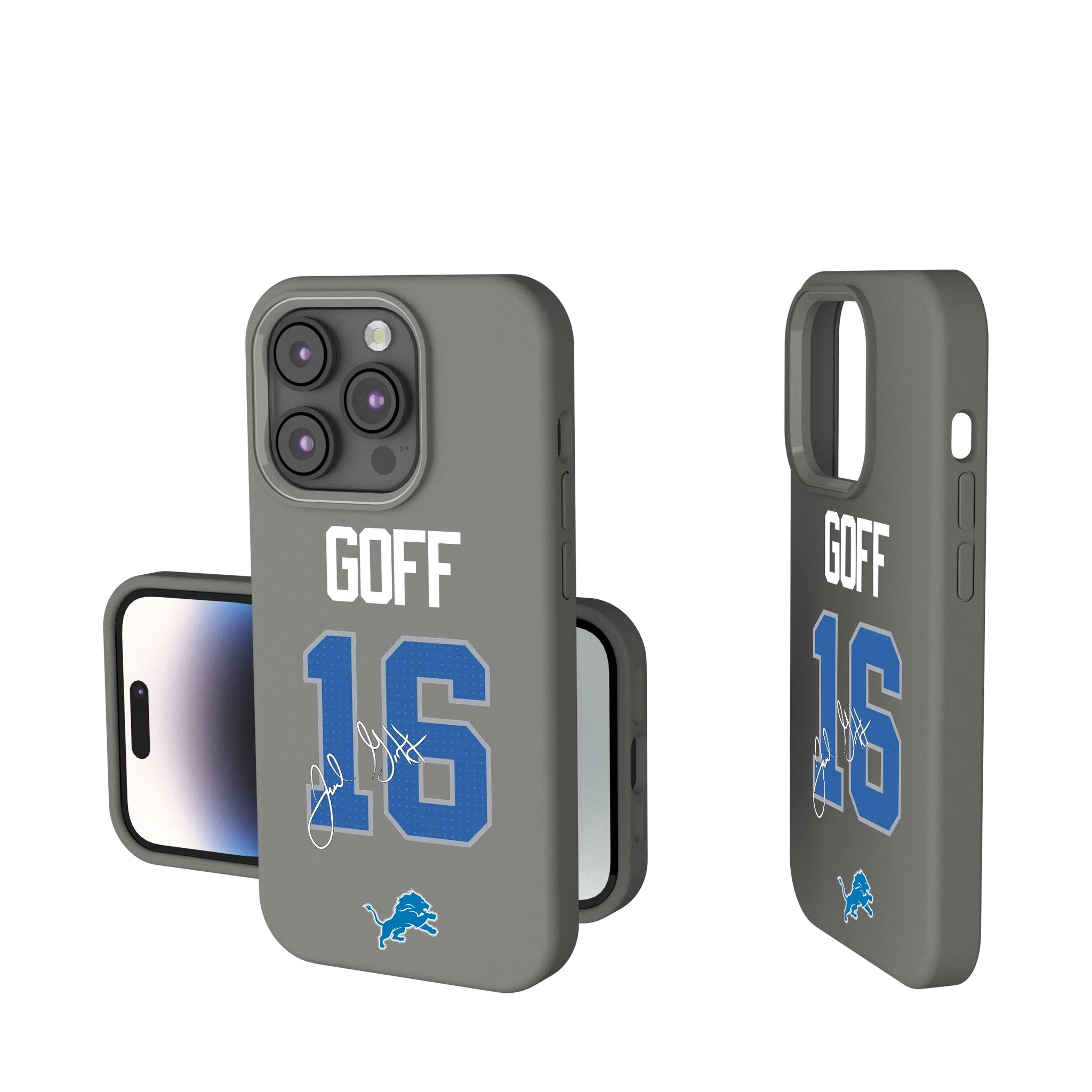 Jared Goff Detroit Lions 16 Ready Soft Touch Phone Case