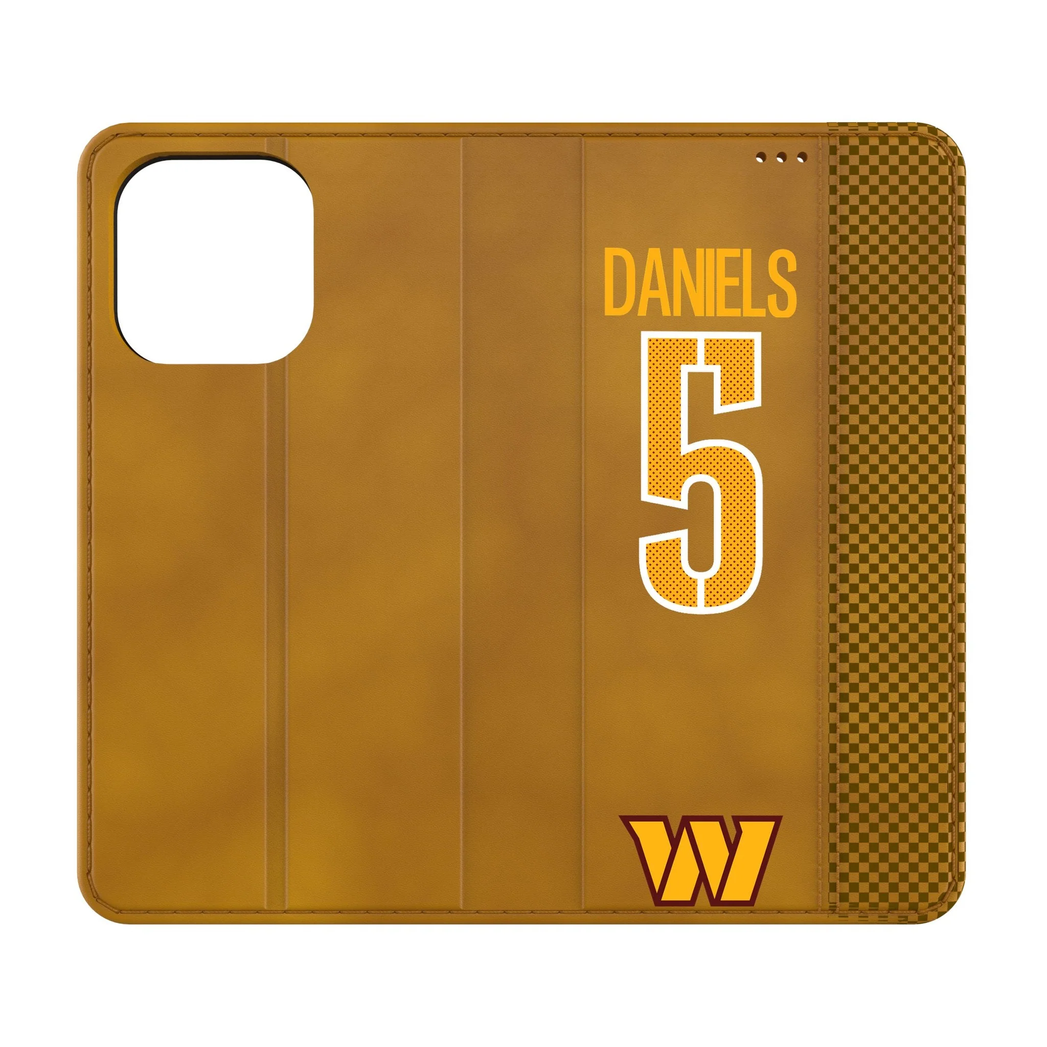 Jayden Daniels Washington Commanders 5 Game Tactic Folio Phone Case for Apple iPhone