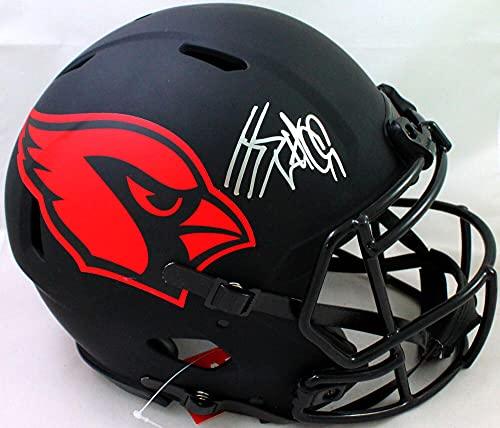 JJ Watt Autographed Arizona Cardinals F/S Eclipse Authentic Helmet - JSA W Auth Silver