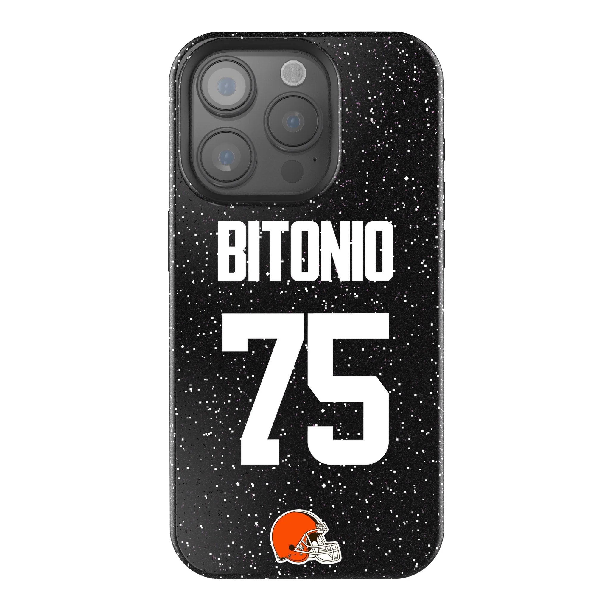 Joel Bitonio Cleveland Browns 75 Ready Bling Phone Case