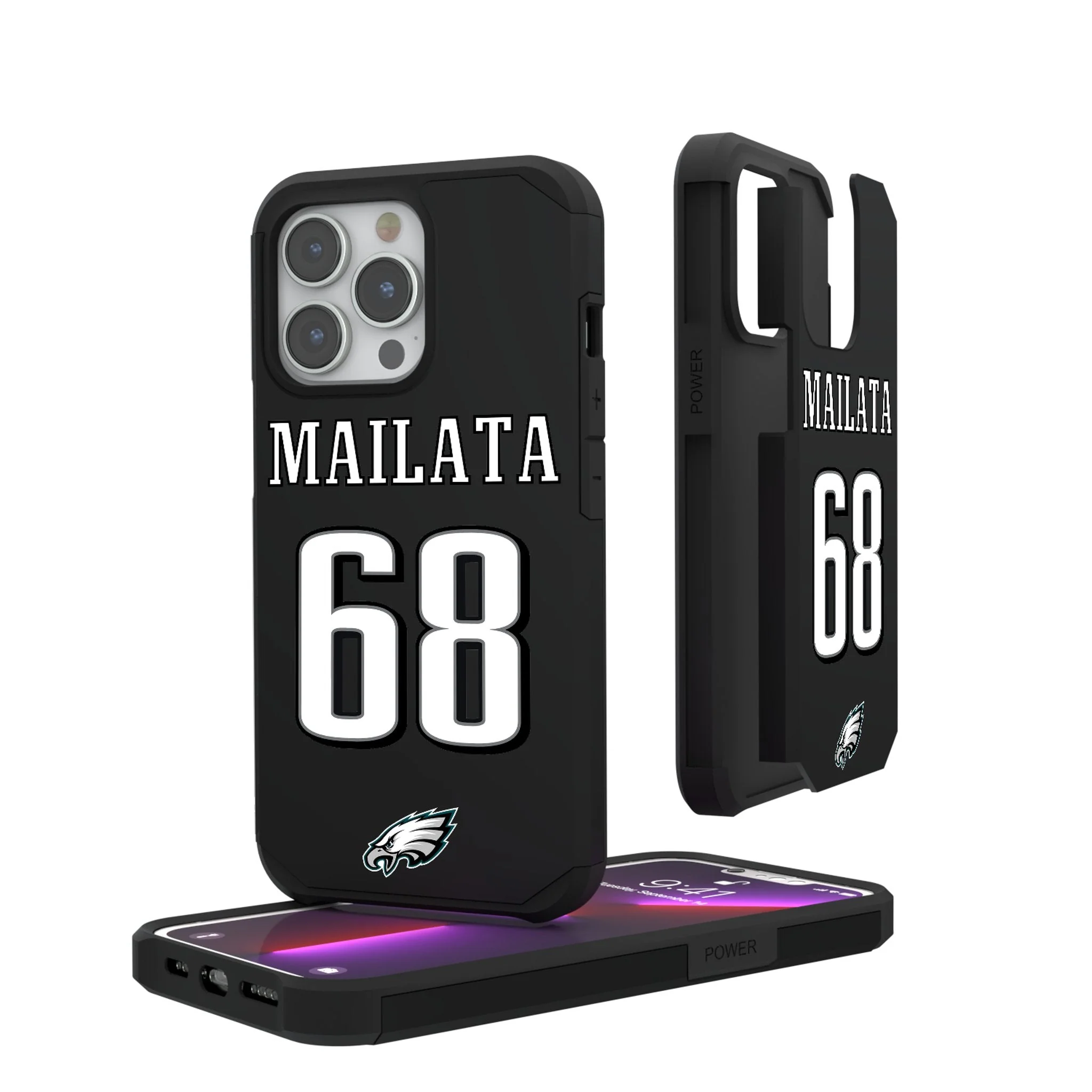 Jordan Mailata Philadelphia Eagles 68 Ready Rugged Phone Case