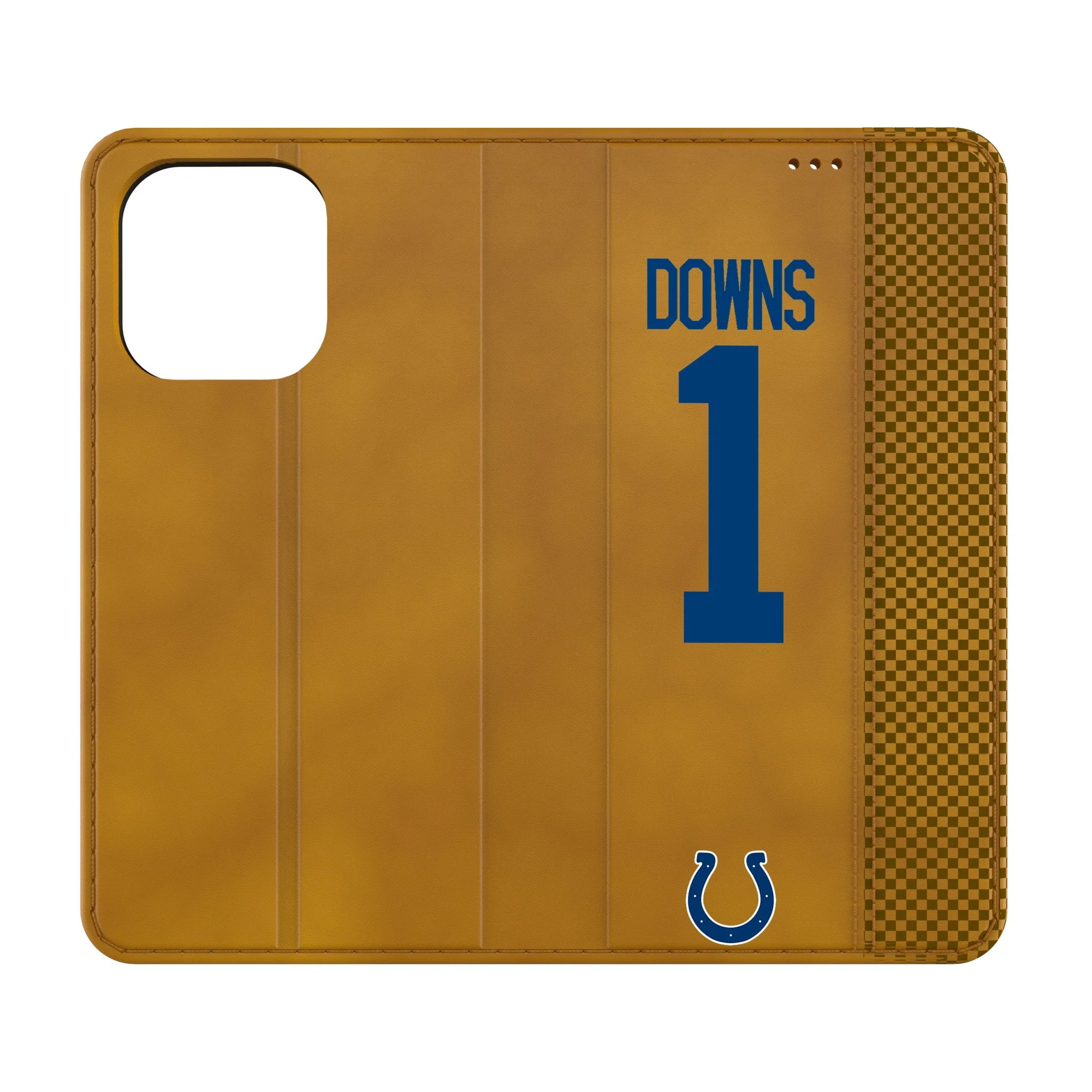 Josh Downs Indianapolis Colts 1 Game Tactic Folio Phone Case for Apple iPhone