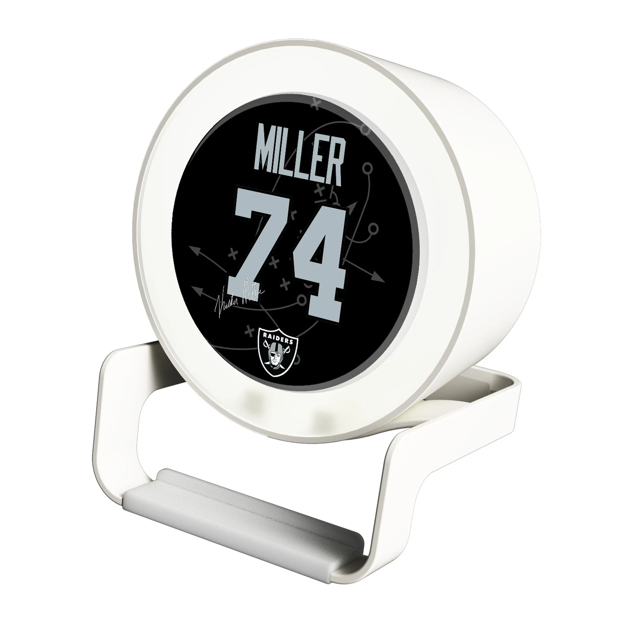 Kolton Miller Las Vegas Raiders 74 Ready Night Light Charger and Bluetooth Speaker