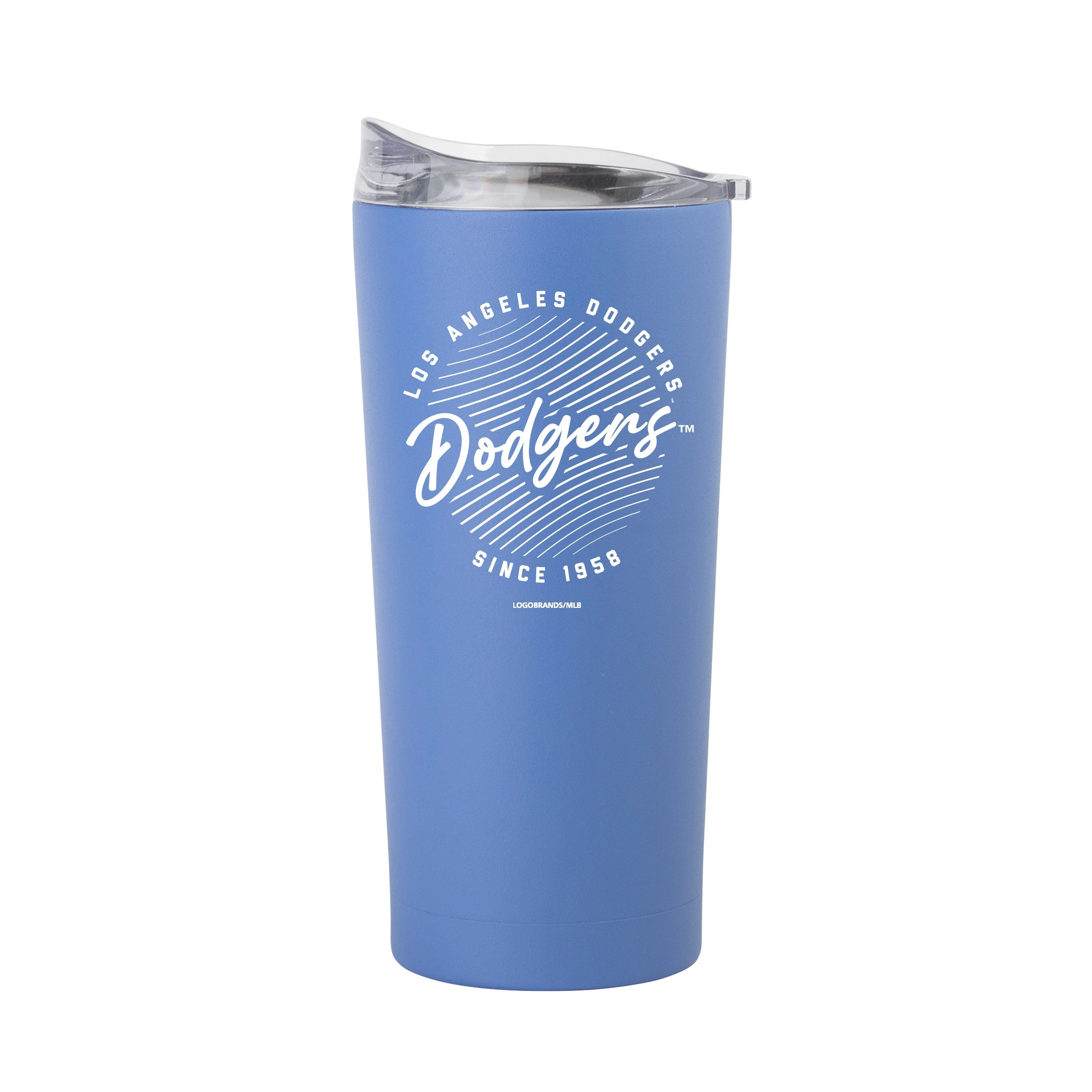 LA Dodgers 20oz Retro Script Arctic Powder Coat Tumbler