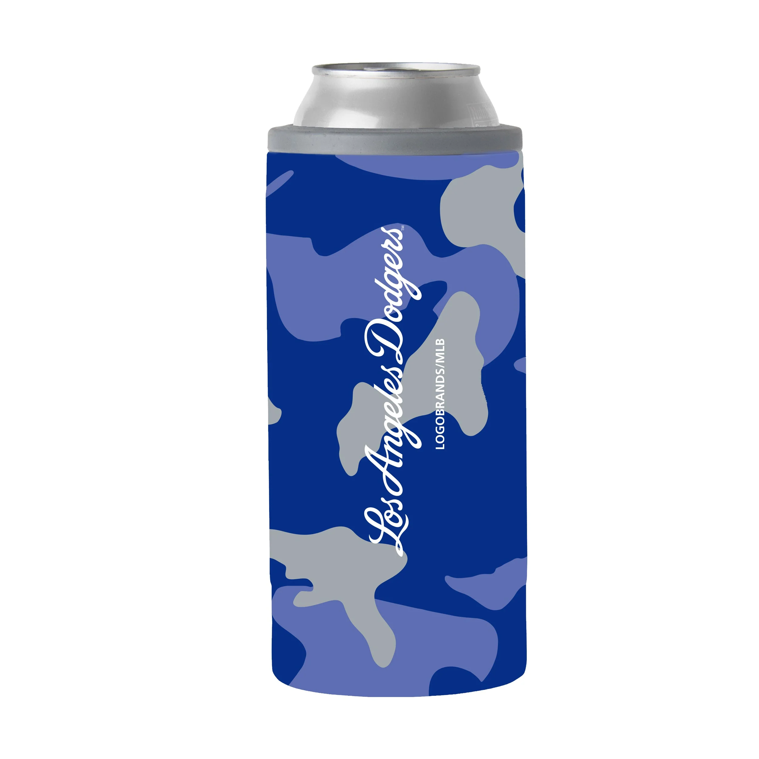 Los Angeles Dodgers 12oz Camo Slim Can Coolie - Image 2