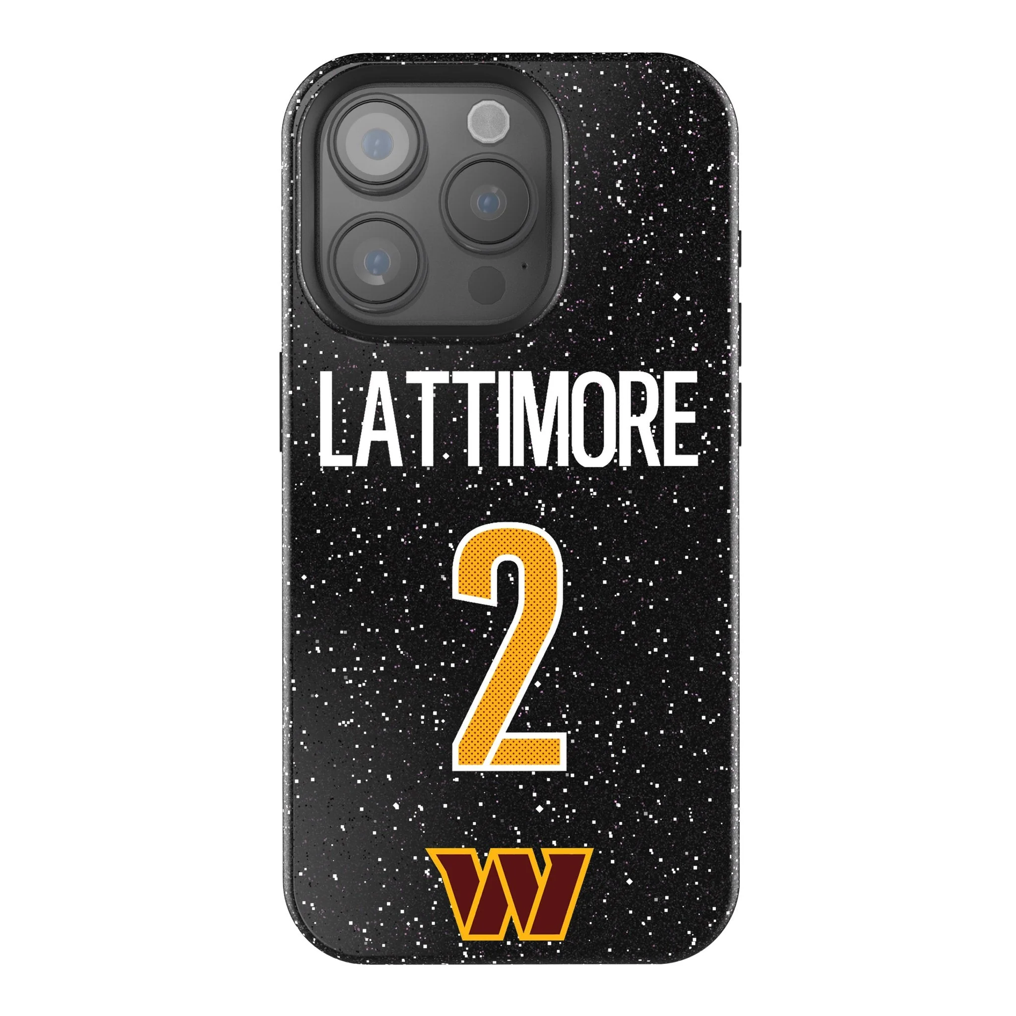 Marshon Lattimore Washington Commanders 2 Game Tactic Bling Phone Case for Apple iPhone