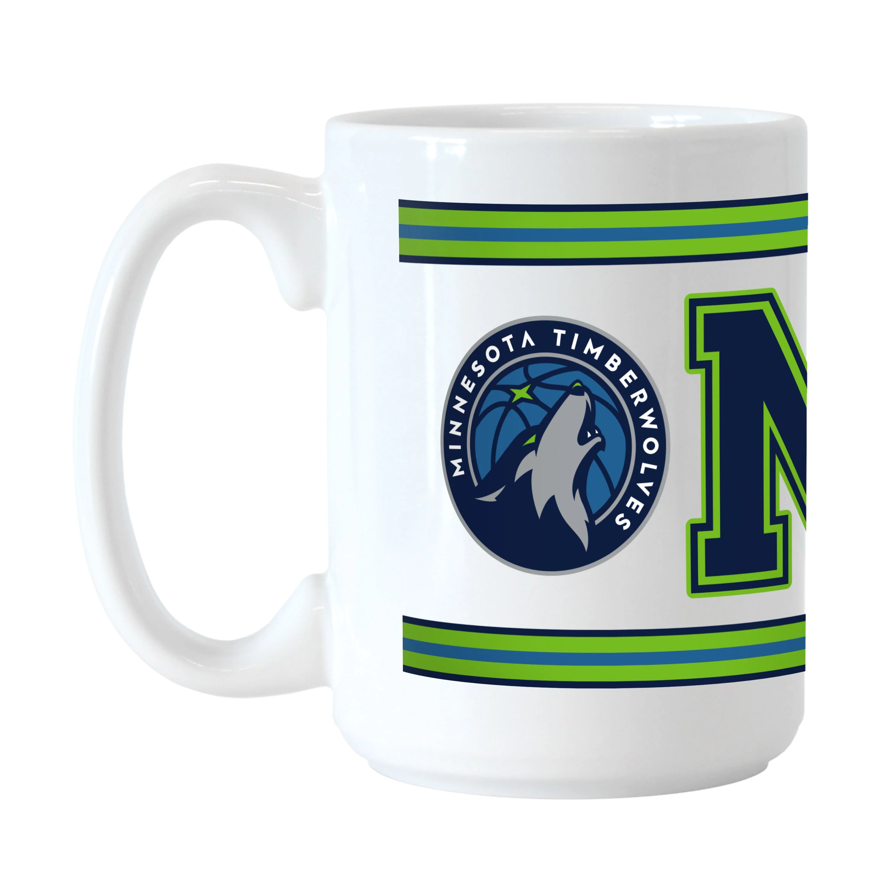 Minnesota Timberwolves 15oz Overtime Stripe Sublimated Mug