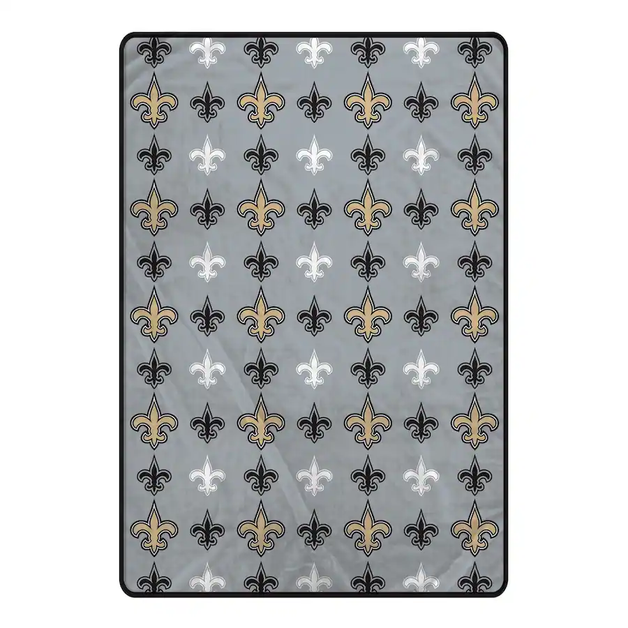 New Orleans Saints 66" x 80" Logo Roll Oversized Ultra Soft Throw Blanket