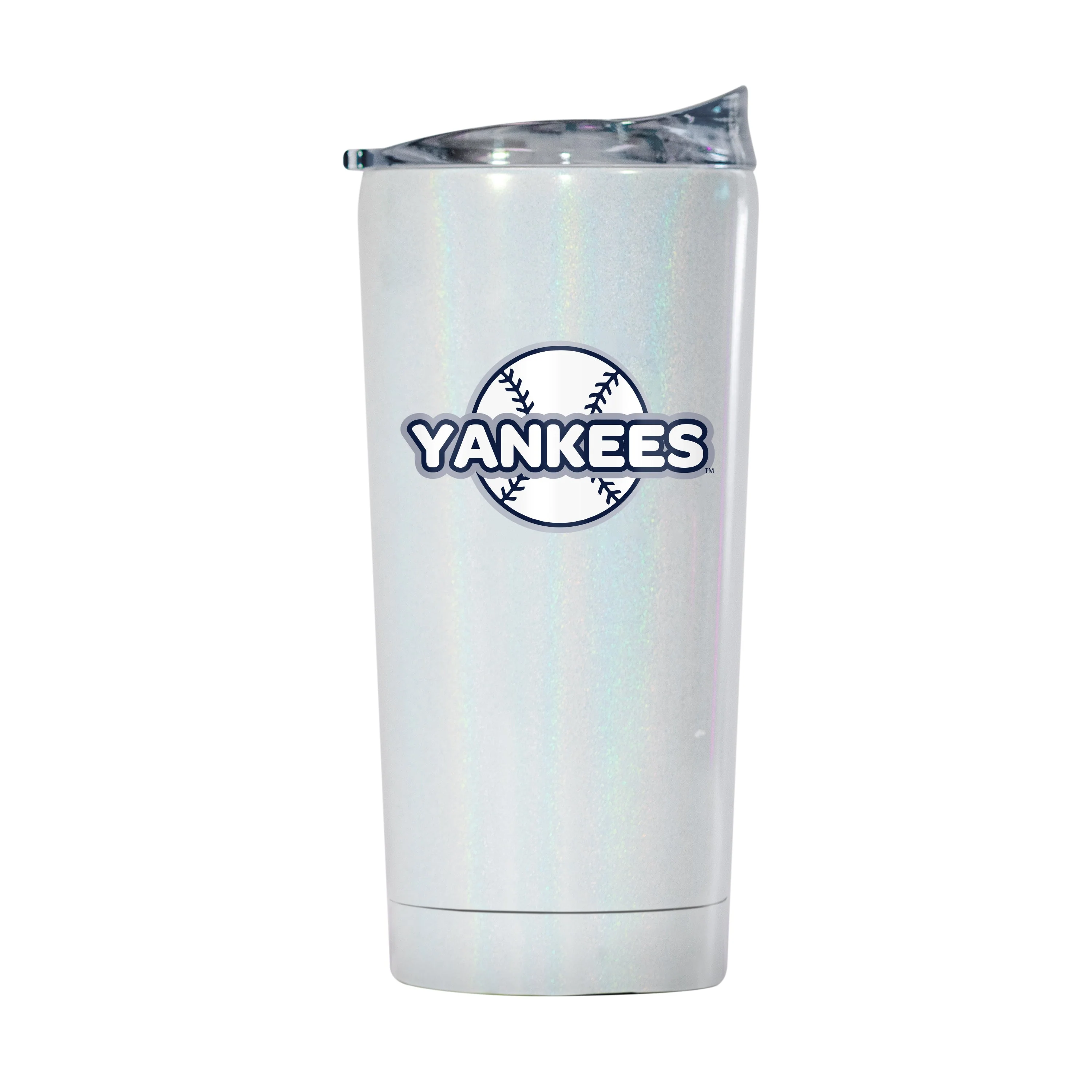 New York Yankees 20oz Bubble Iridescent Tumbler - Image 2