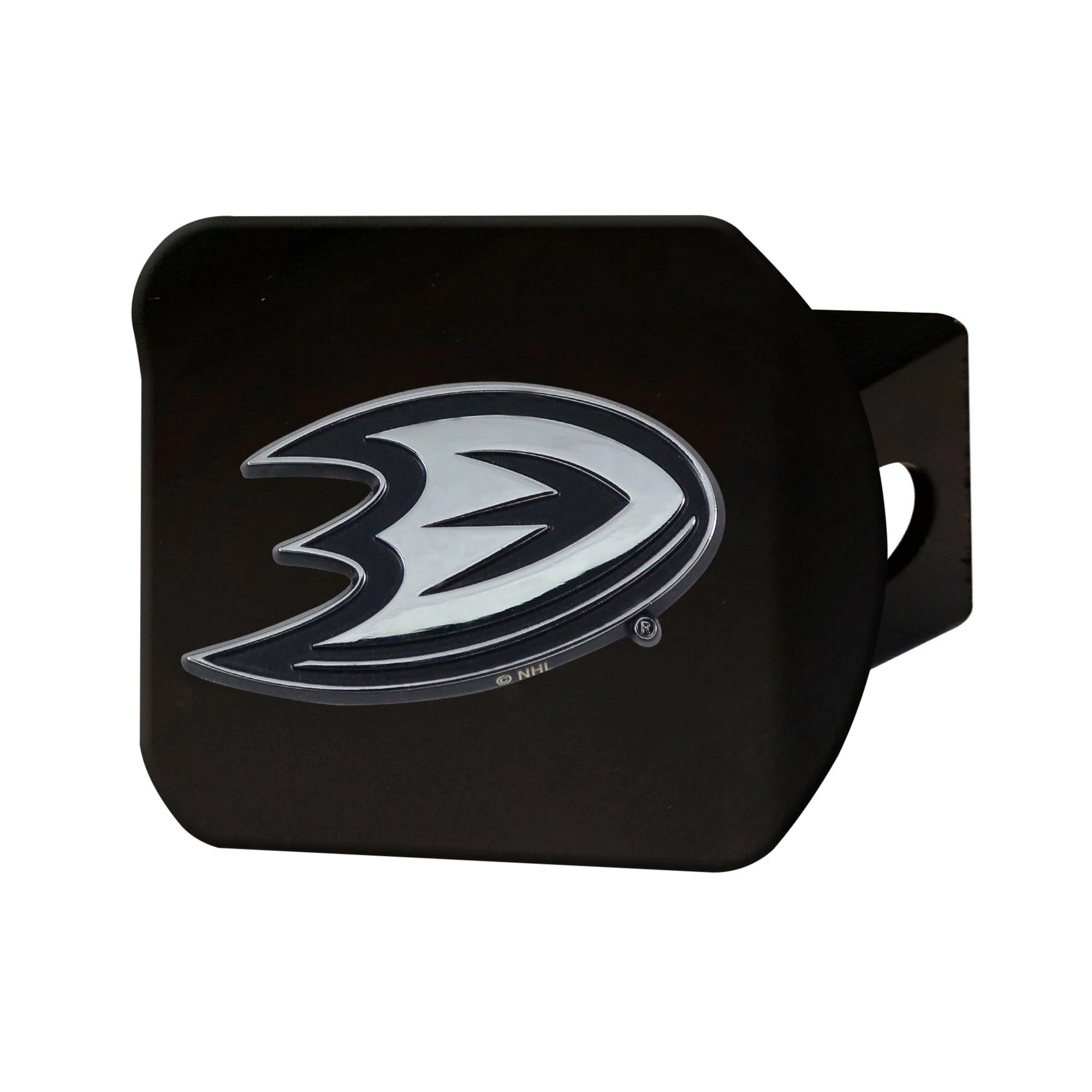 NHL - Anaheim Ducks Chrome on Black Hitch Cover