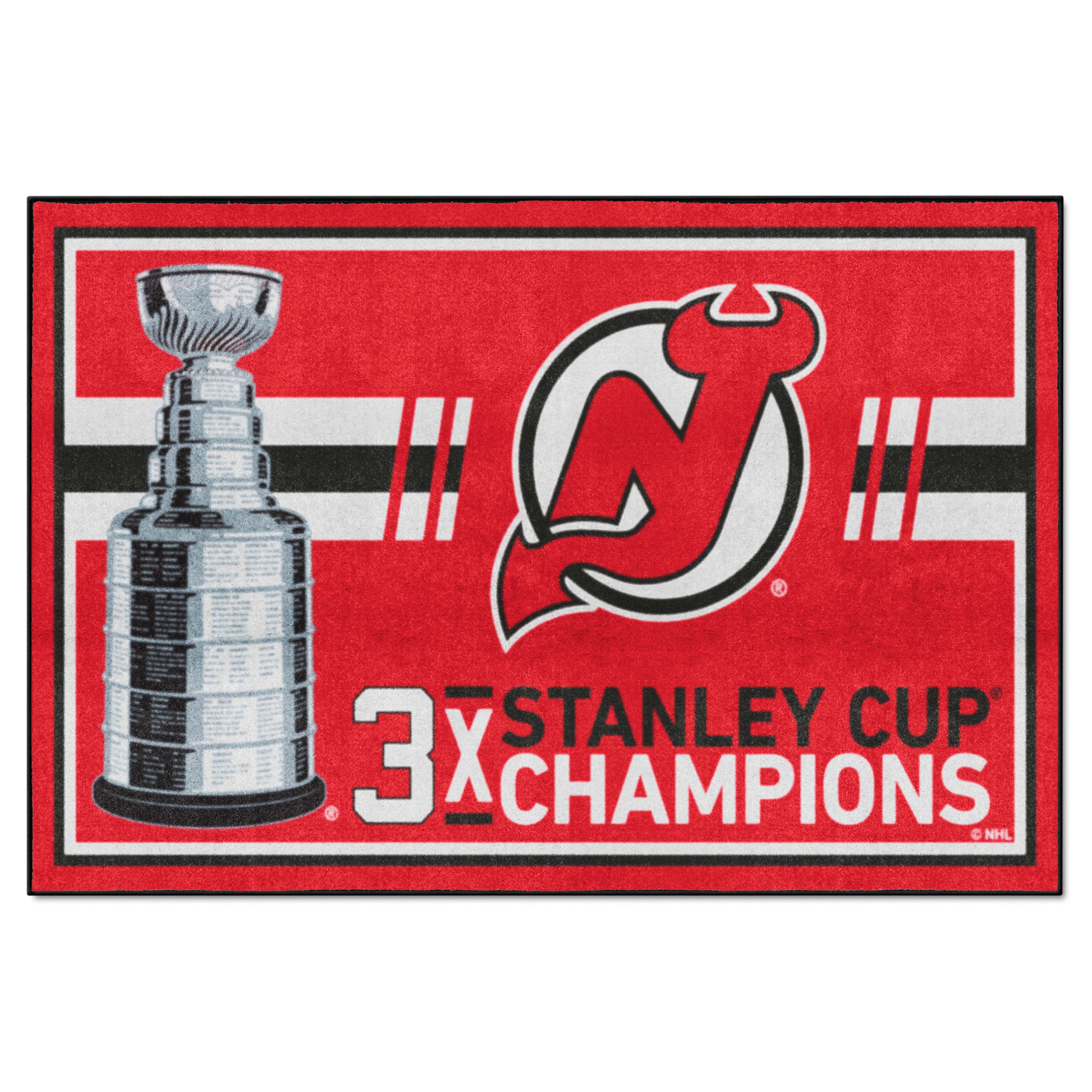 NHL - New Jersey Devils 5x8 Rug