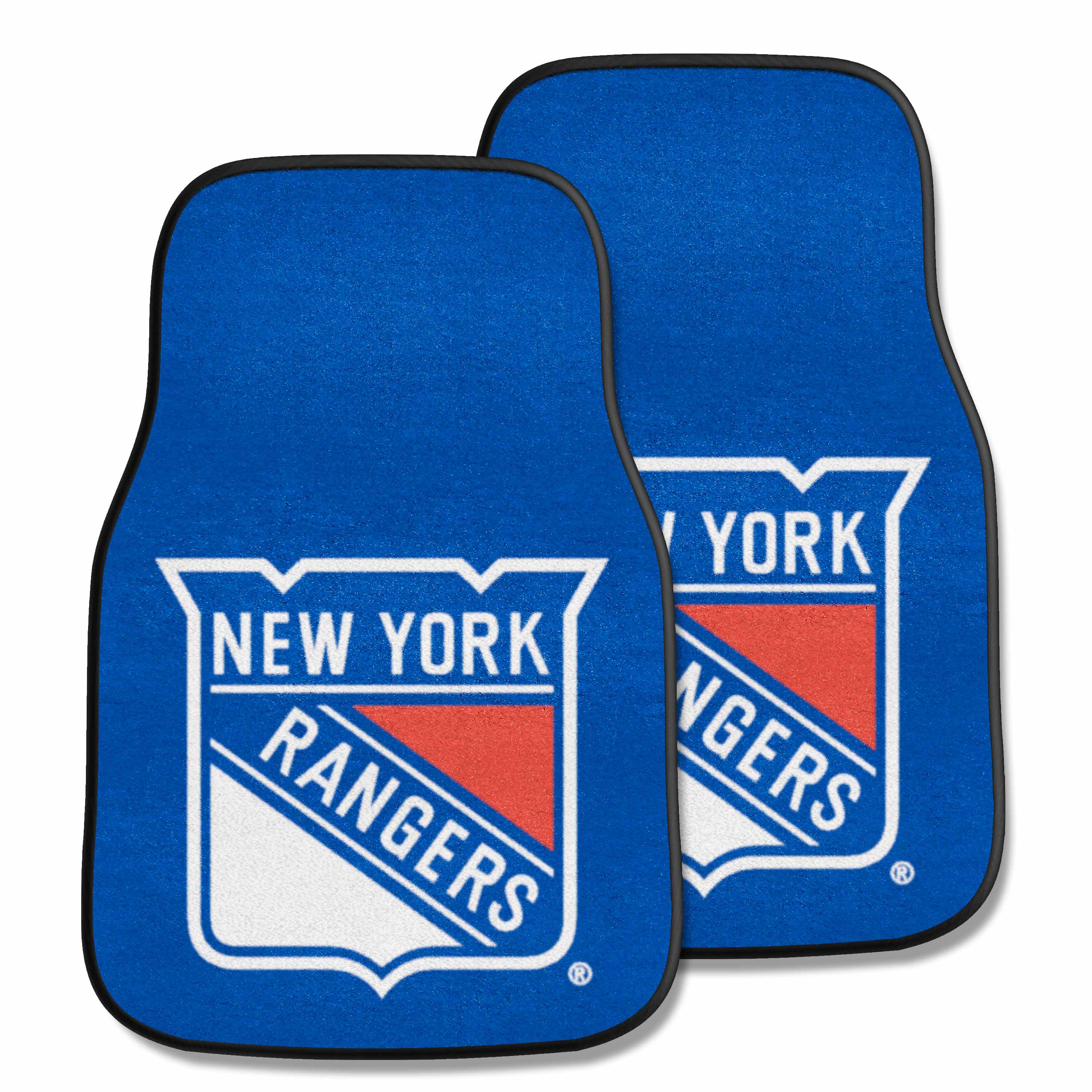 NHL - New York Rangers 2-pc Carpet Car Mat Set
