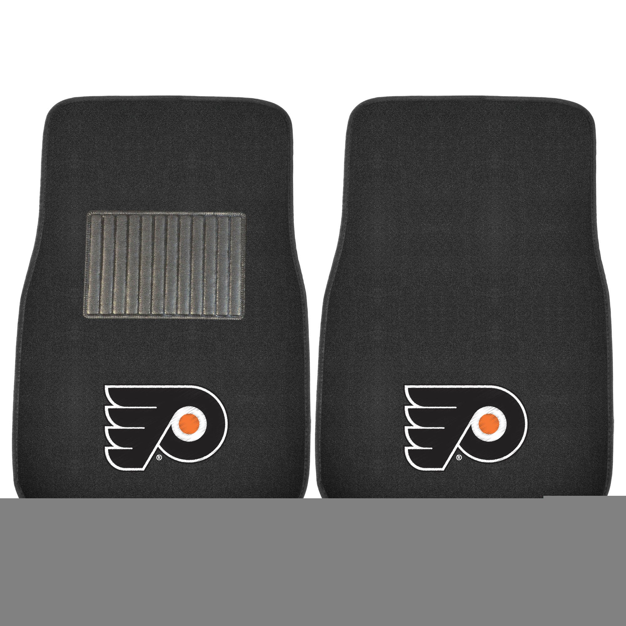 NHL - Philadelphia Flyers 2-pc Embroidered Car Mat Set