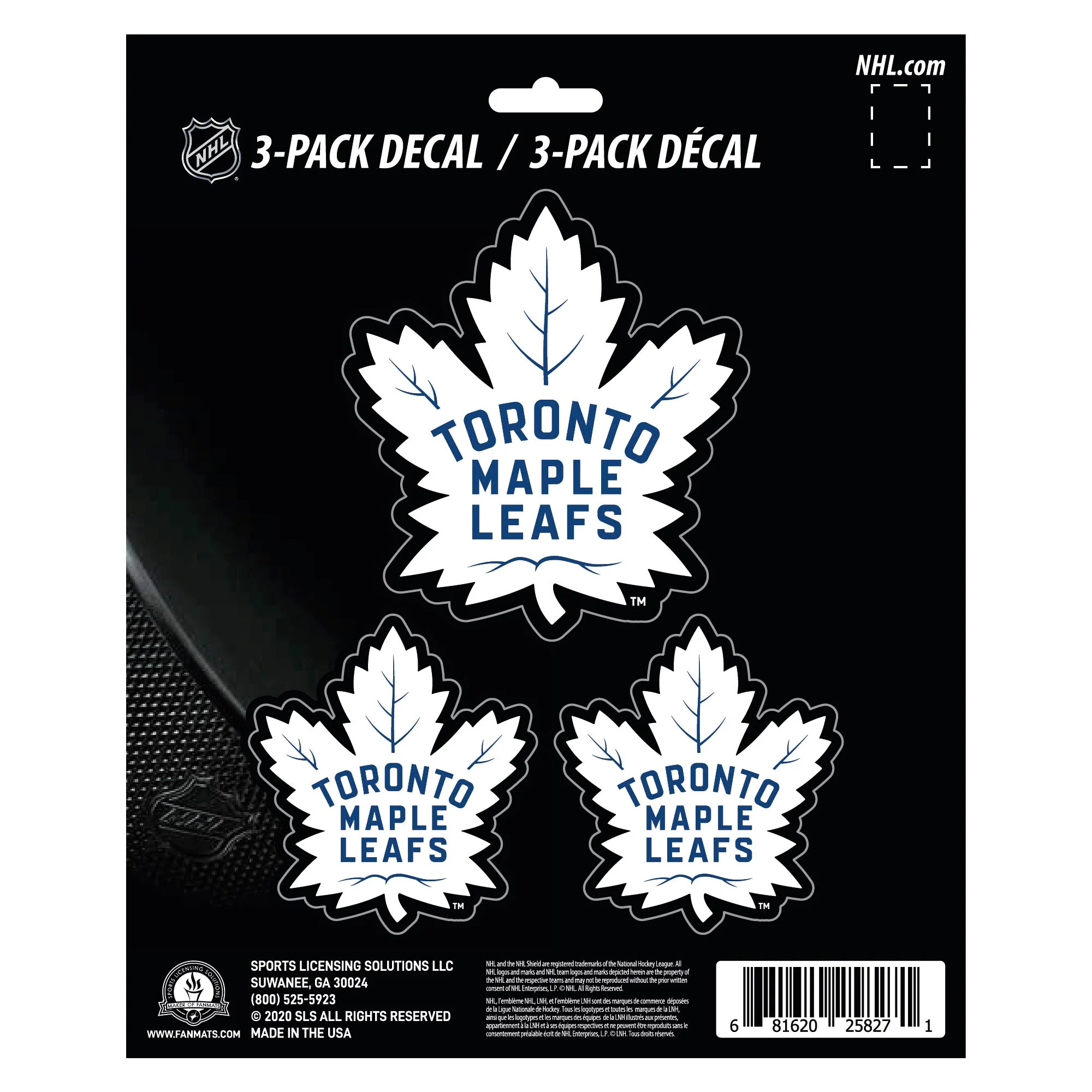 NHL - Toronto Maple Leafs Decal 3-pk